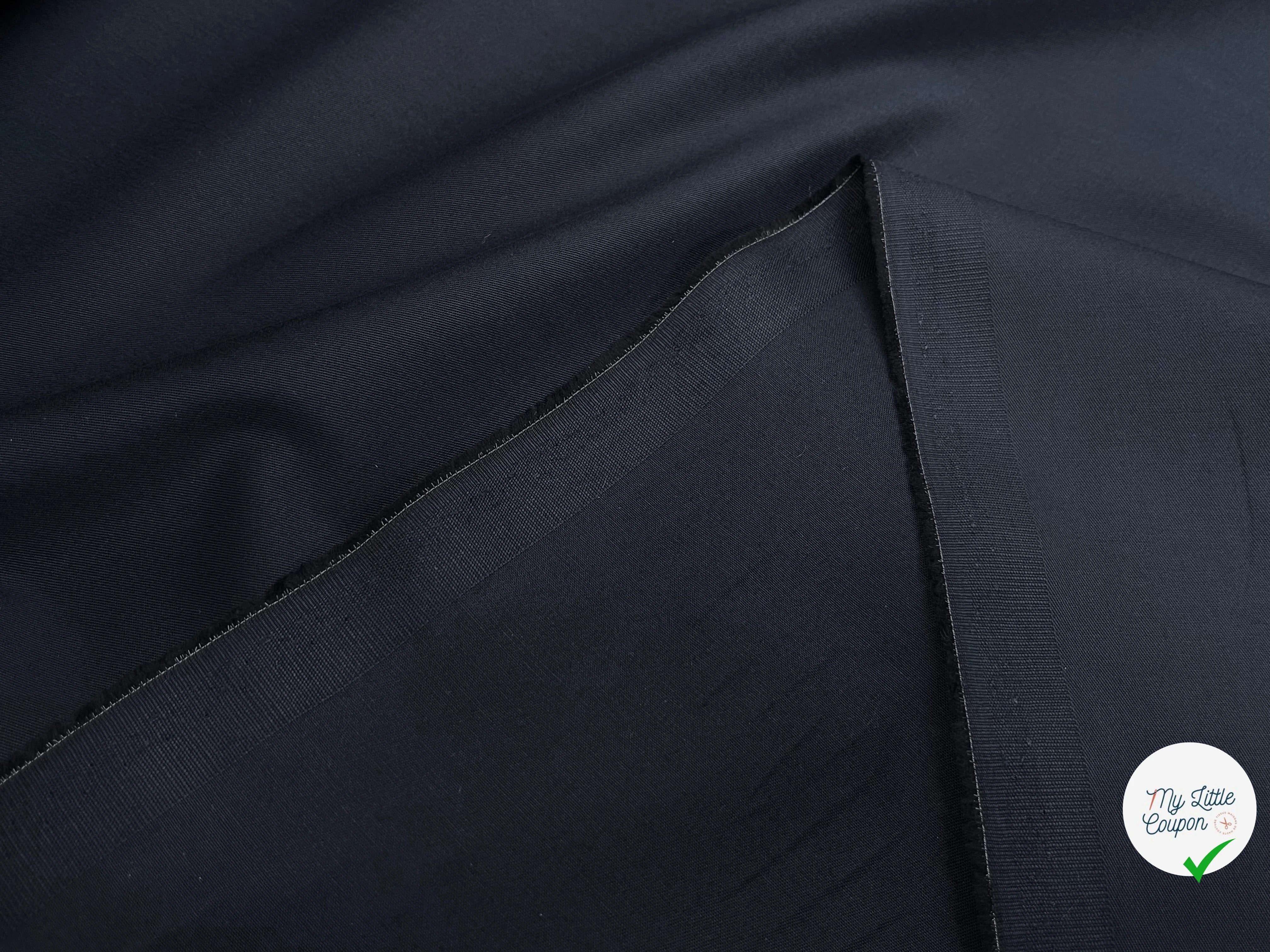 GABARDINE COTON STRETCH FINE MARINE COUTURE694 - My Little Coupon