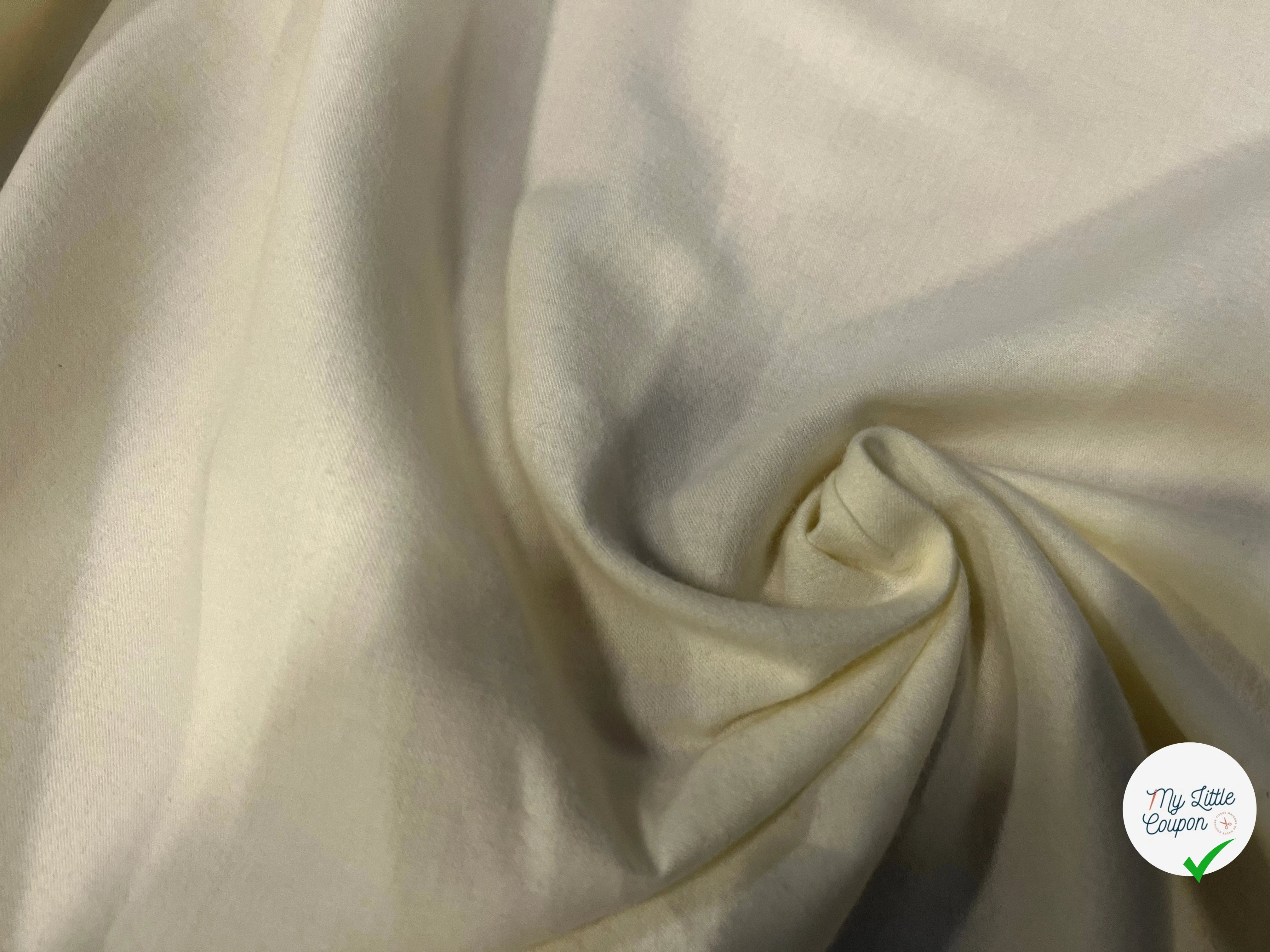 GABARDINE COTON SWEET ENVERS DOUX VANILLA - My Little Coupon