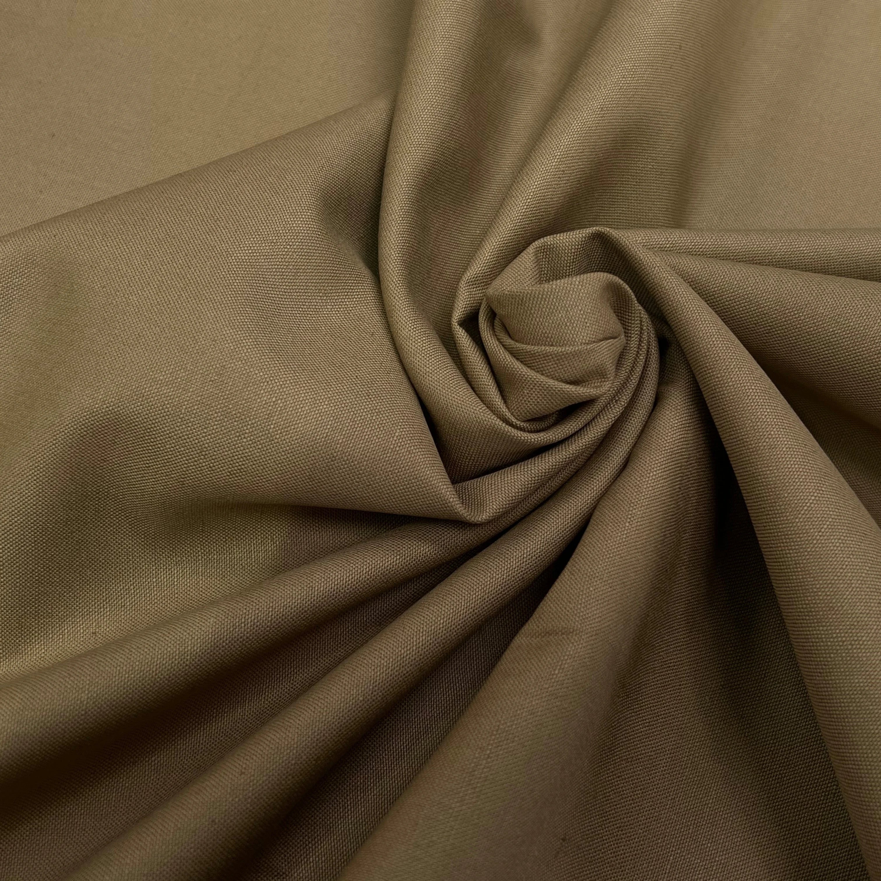 GABARDINE DE COTON BELLE TENUE CAFÉ 100% COTON 150CM - My Little Coupon