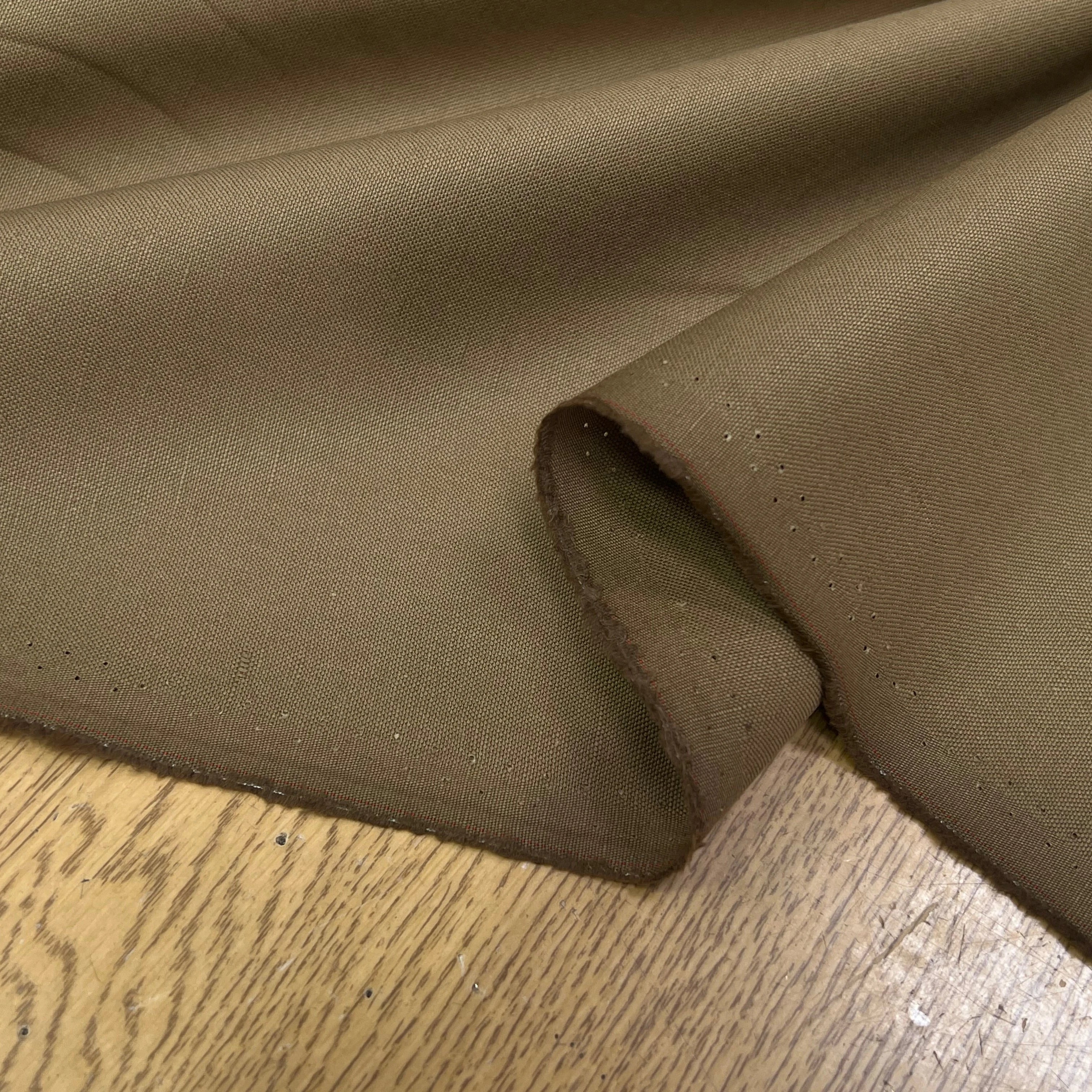 GABARDINE DE COTON BELLE TENUE CAFÉ 100% COTON 150CM - My Little Coupon