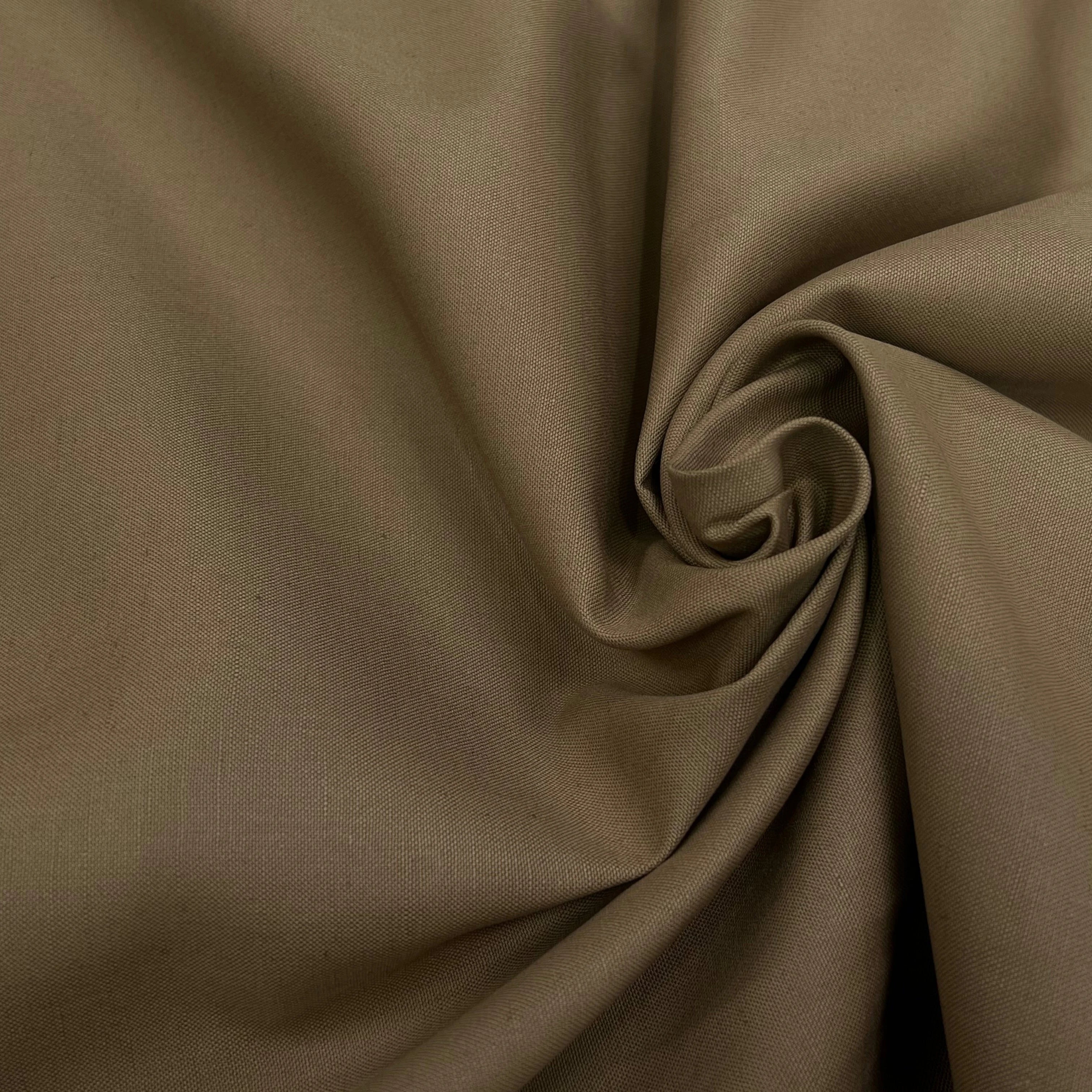 GABARDINE DE COTON BELLE TENUE CAFÉ 100% COTON 150CM - My Little Coupon
