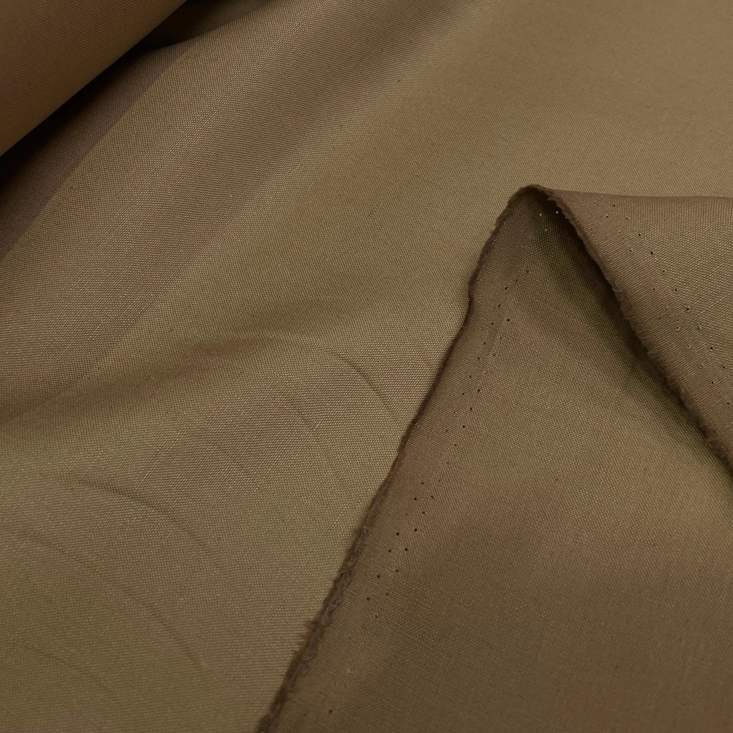 GABARDINE DE COTON BELLE TENUE CAFÉ 100% COTON 150CM - My Little Coupon