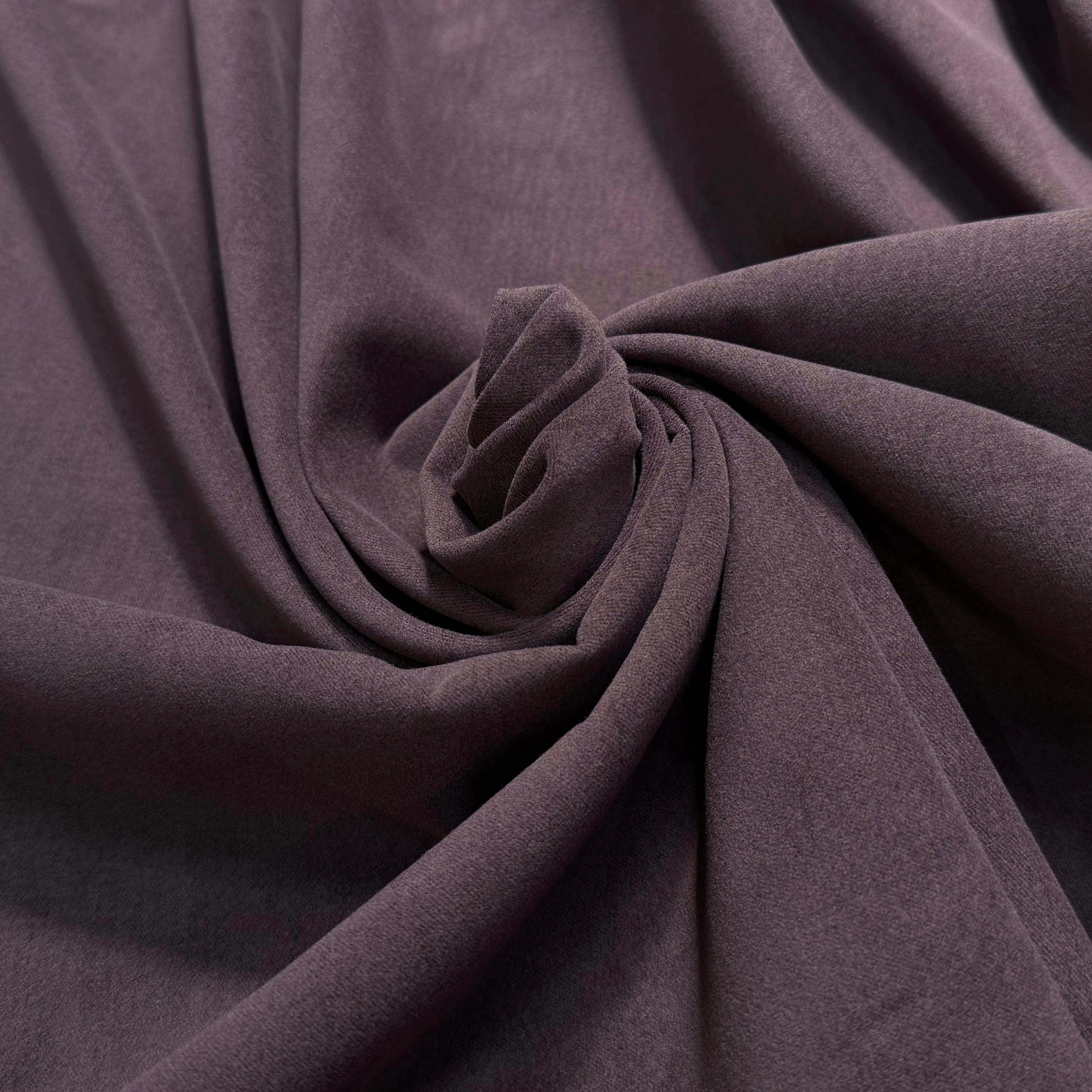GABARDINE DE COTON GRATTÉE CHOCO BORDEAUX ULTRA BELLE - My Little Coupon