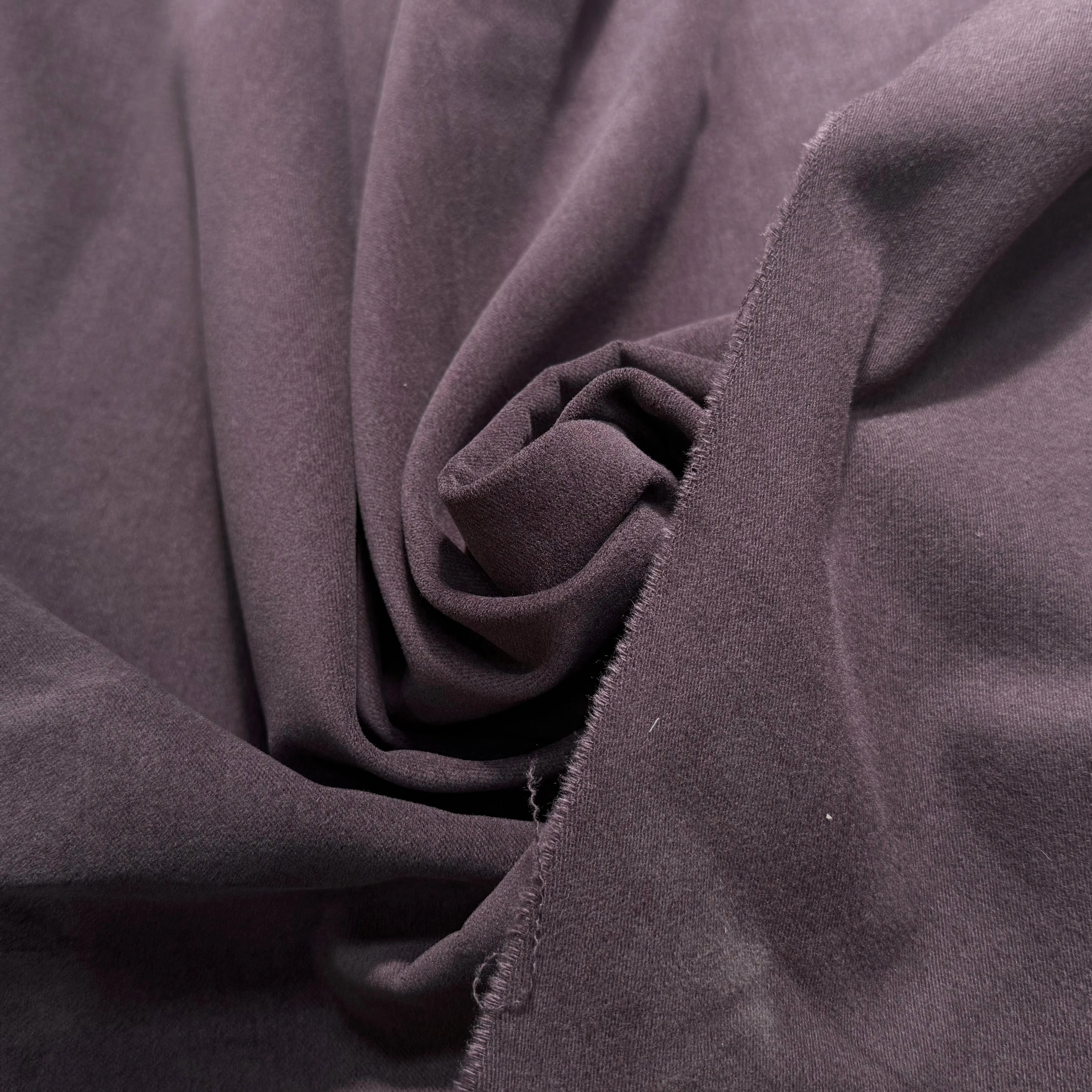 GABARDINE DE COTON GRATTÉE CHOCO BORDEAUX ULTRA BELLE - My Little Coupon