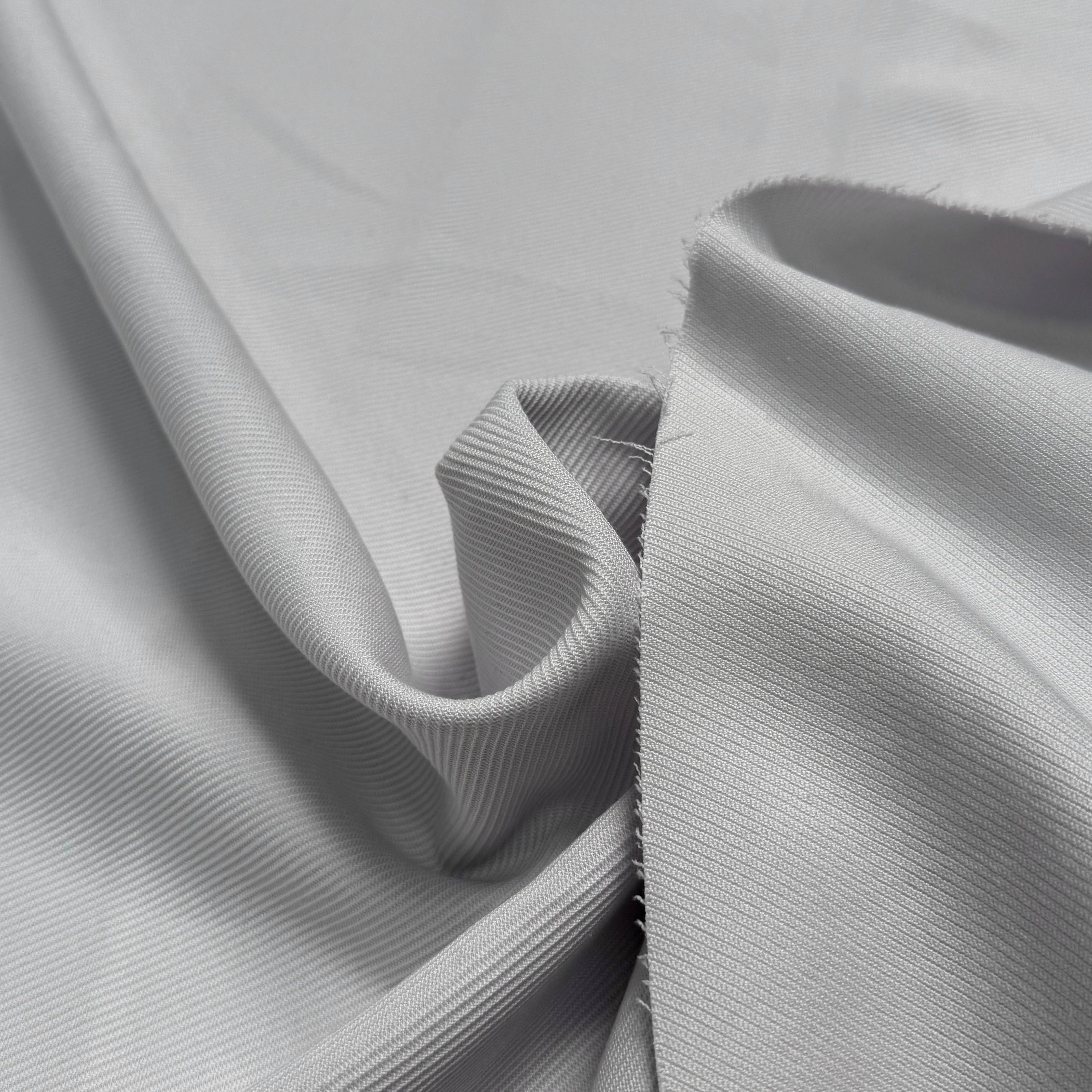 GABARDINE DE COTON LOURDE STRIÉE SUPERBE TENUE MIST - My Little Coupon