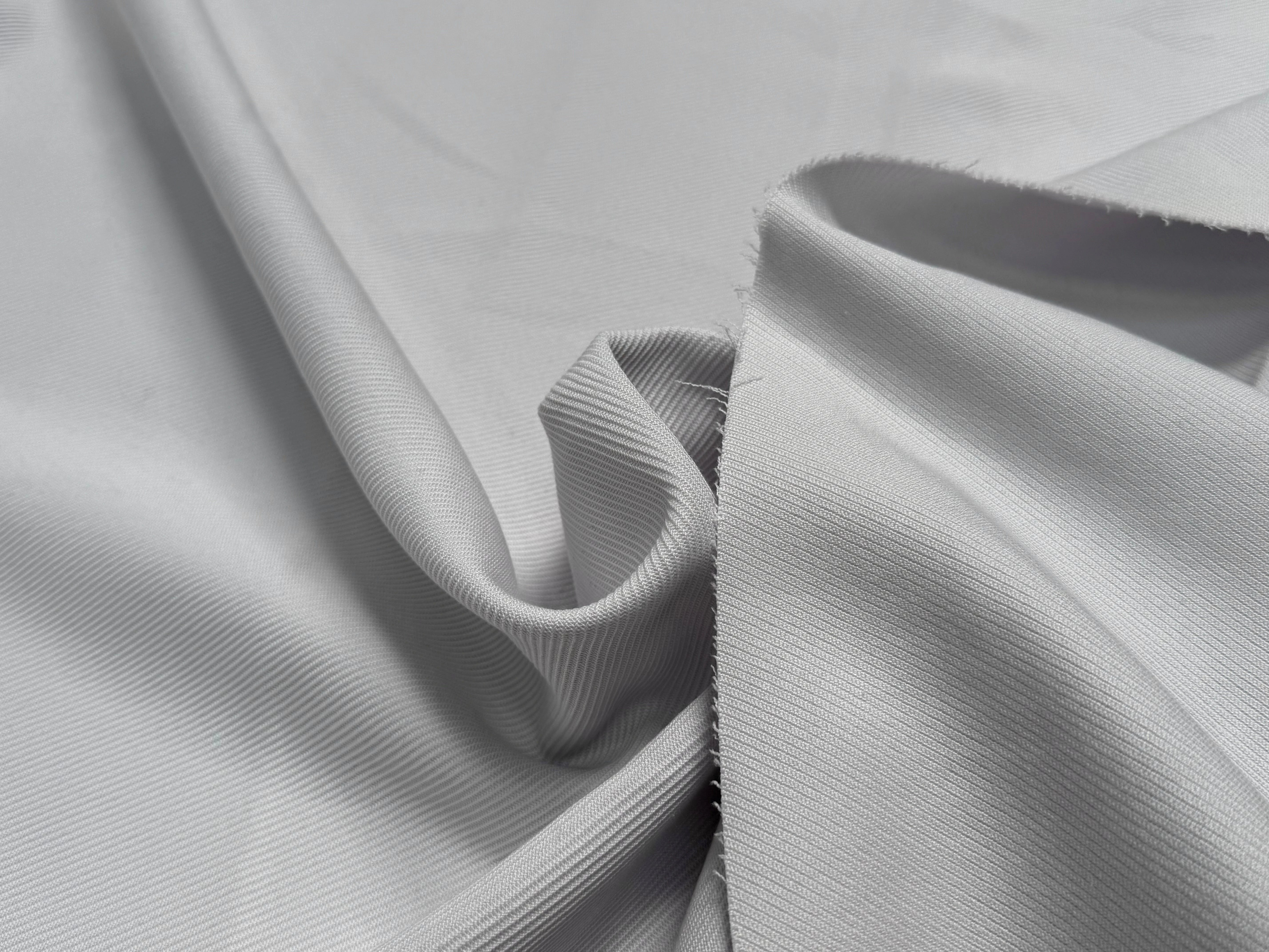 GABARDINE DE COTON LOURDE STRIÉE SUPERBE TENUE MIST - My Little Coupon