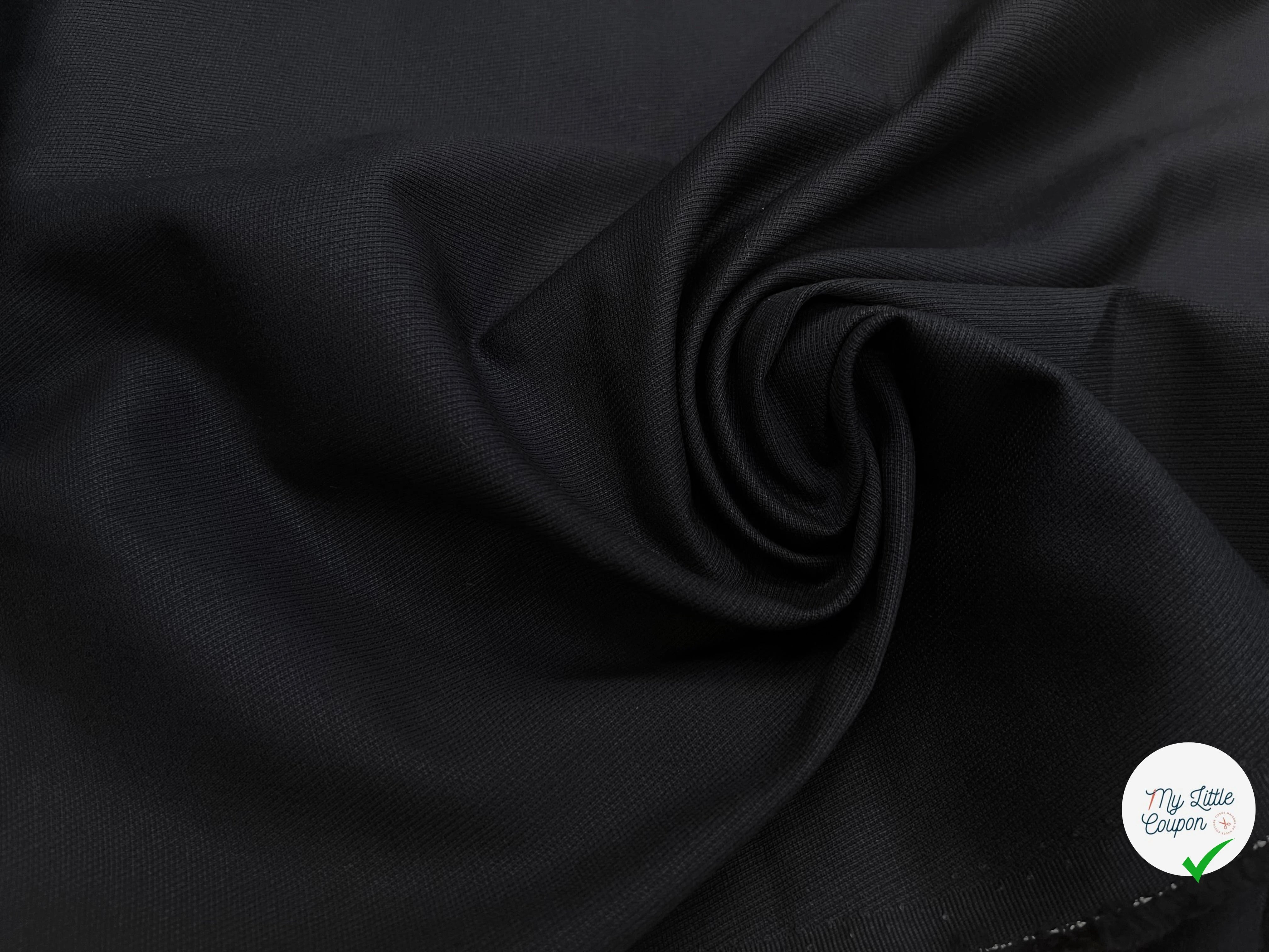 GABARDINE DE COTON NUIT AVEC UNE FACE DUVETEUX - My Little Coupon
