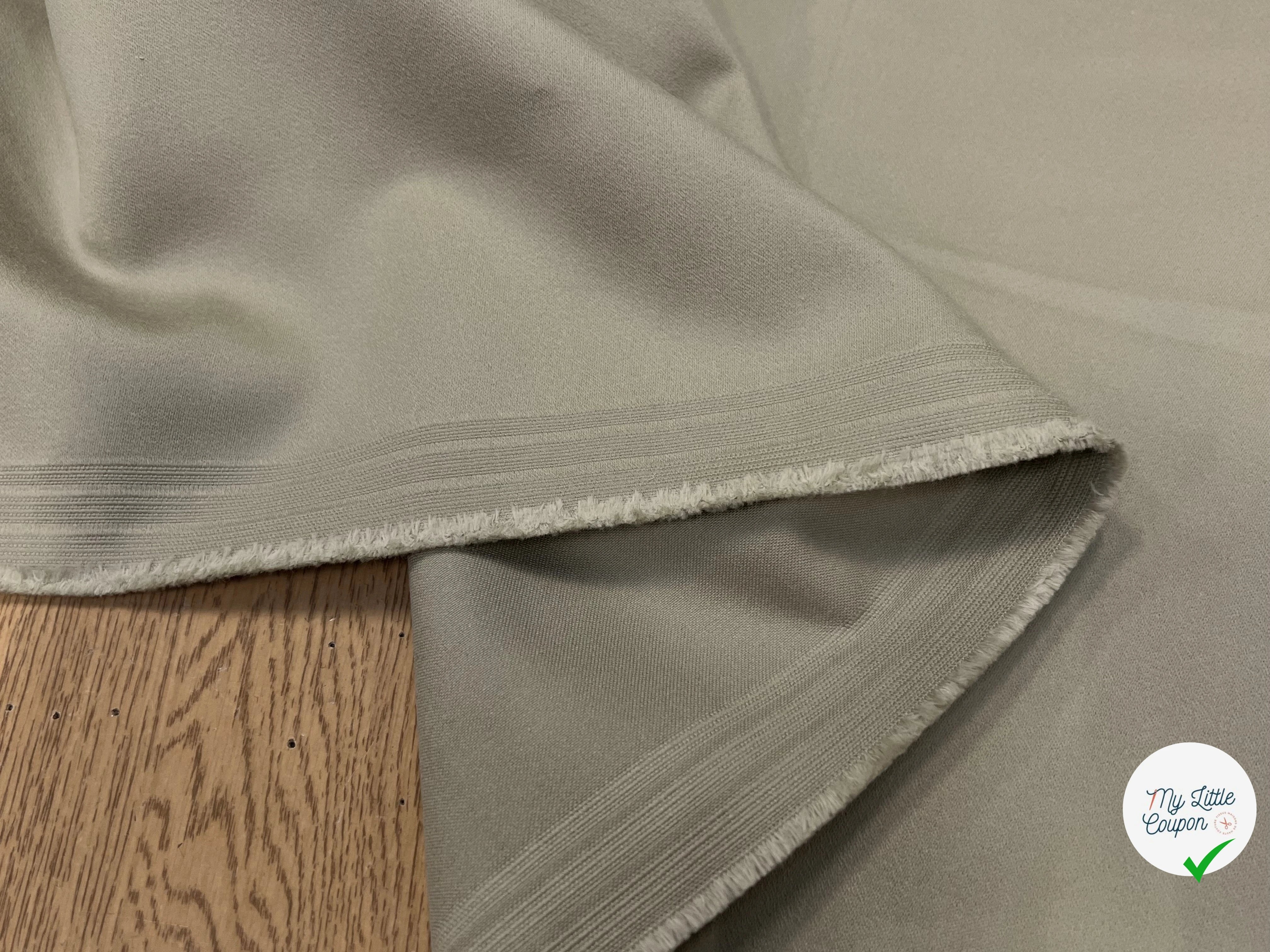 GABARDINE DE COTON PEIGNÉE BEIGE JAPON 118CM LAIZE - My Little Coupon