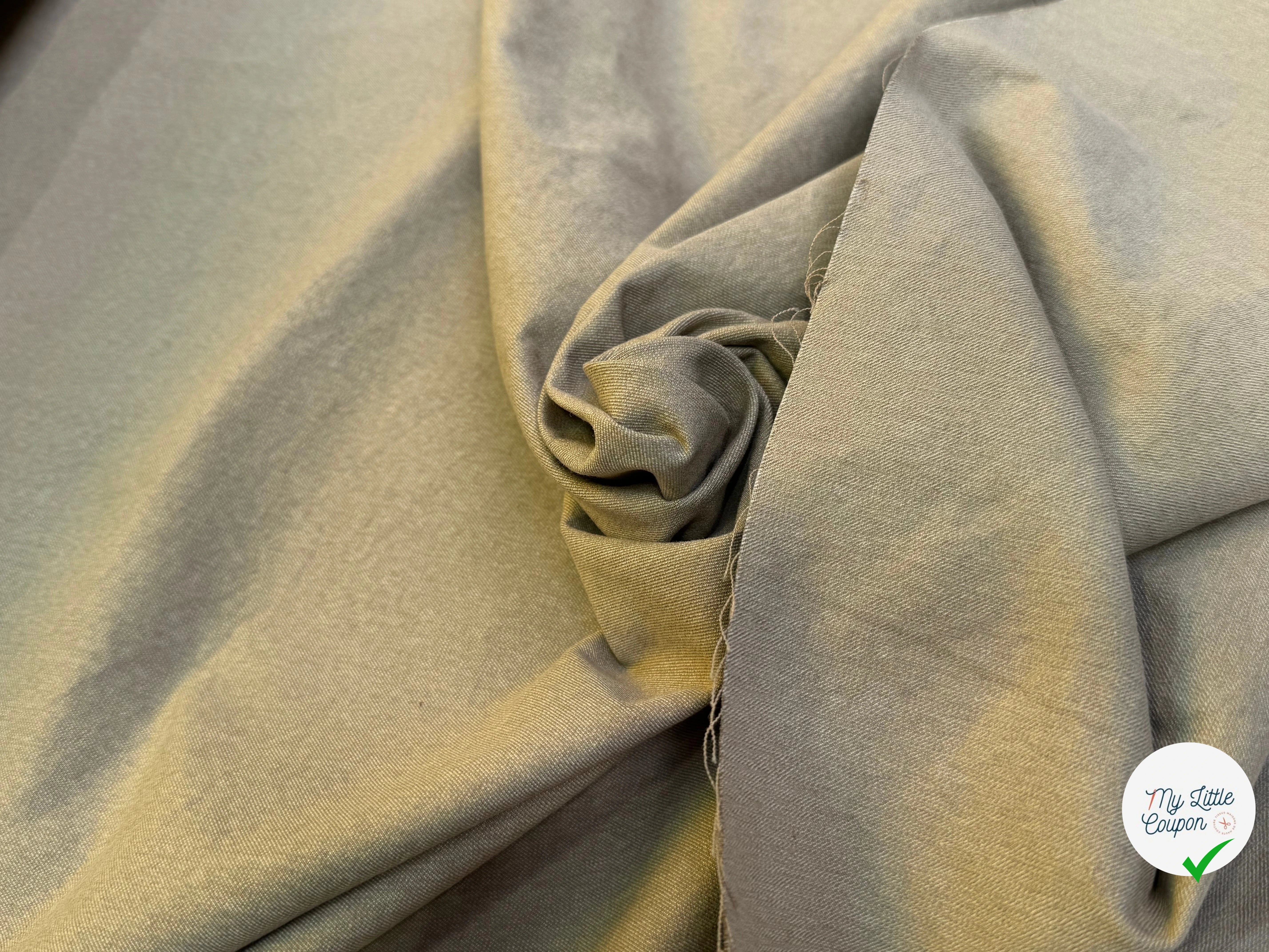 GABARDINE DE COTON QUALITÉ COUTURE BRONZE - My Little Coupon