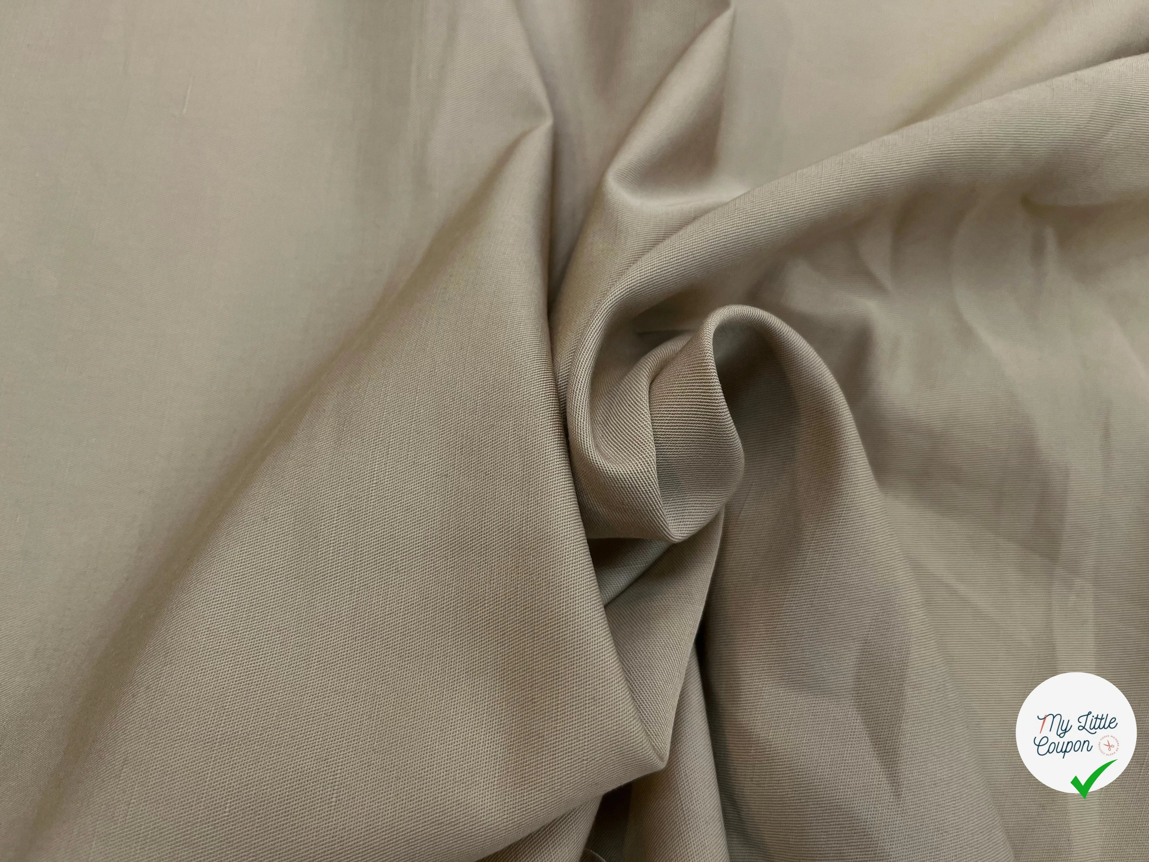 GABARDINE DE COTON SABLE - My Little Coupon