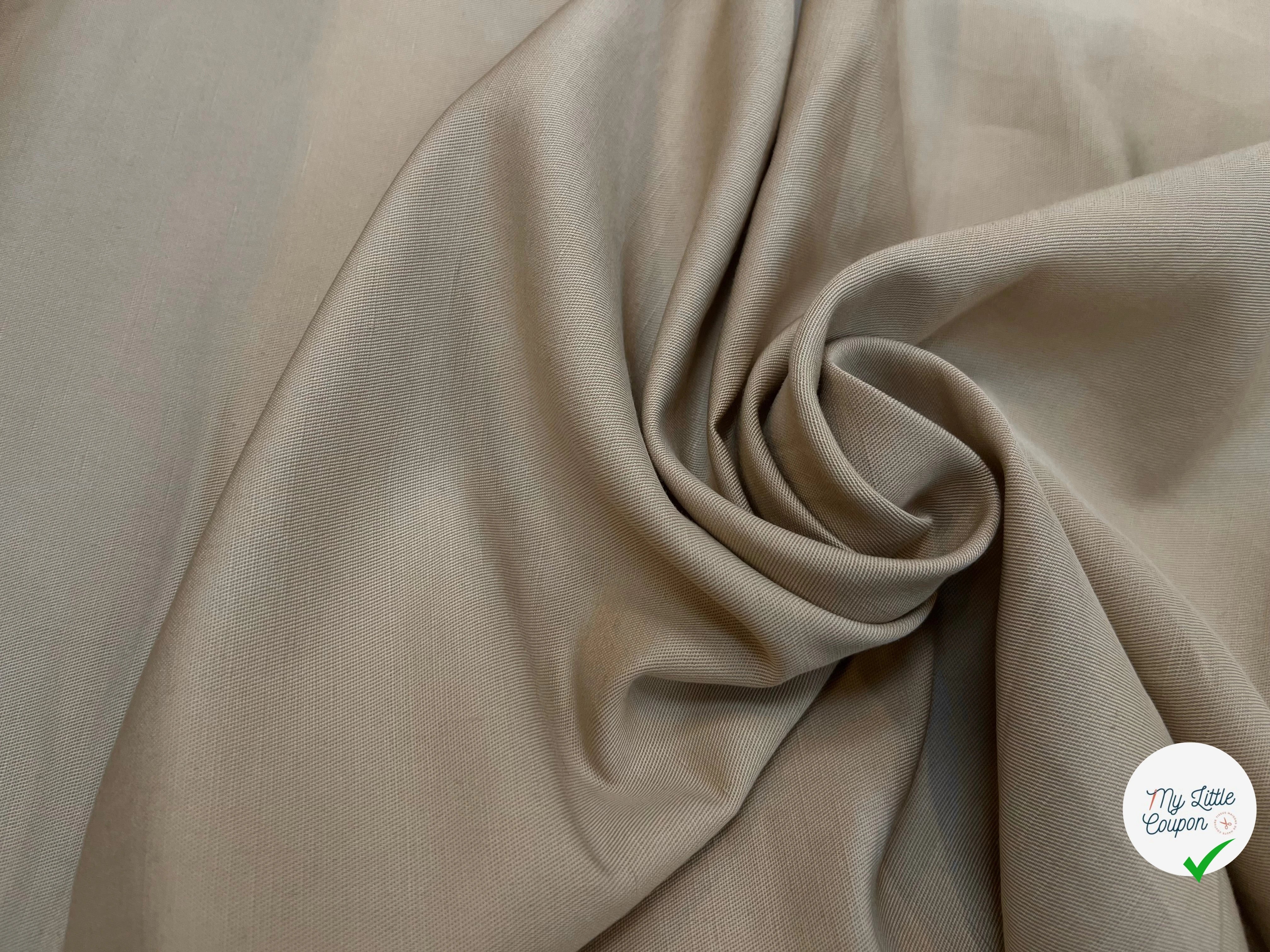 GABARDINE DE COTON SABLE - My Little Coupon