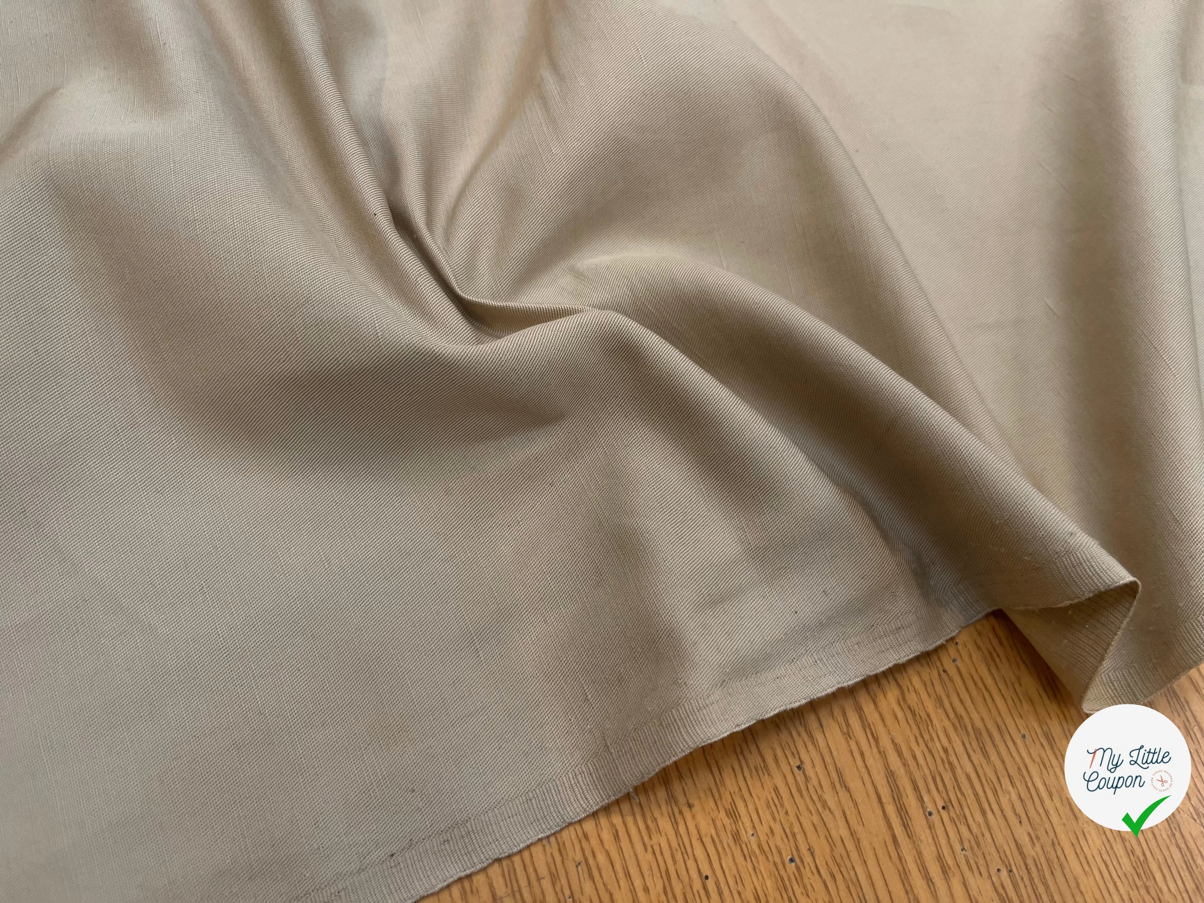 GABARDINE DE COTON SABLE - My Little Coupon