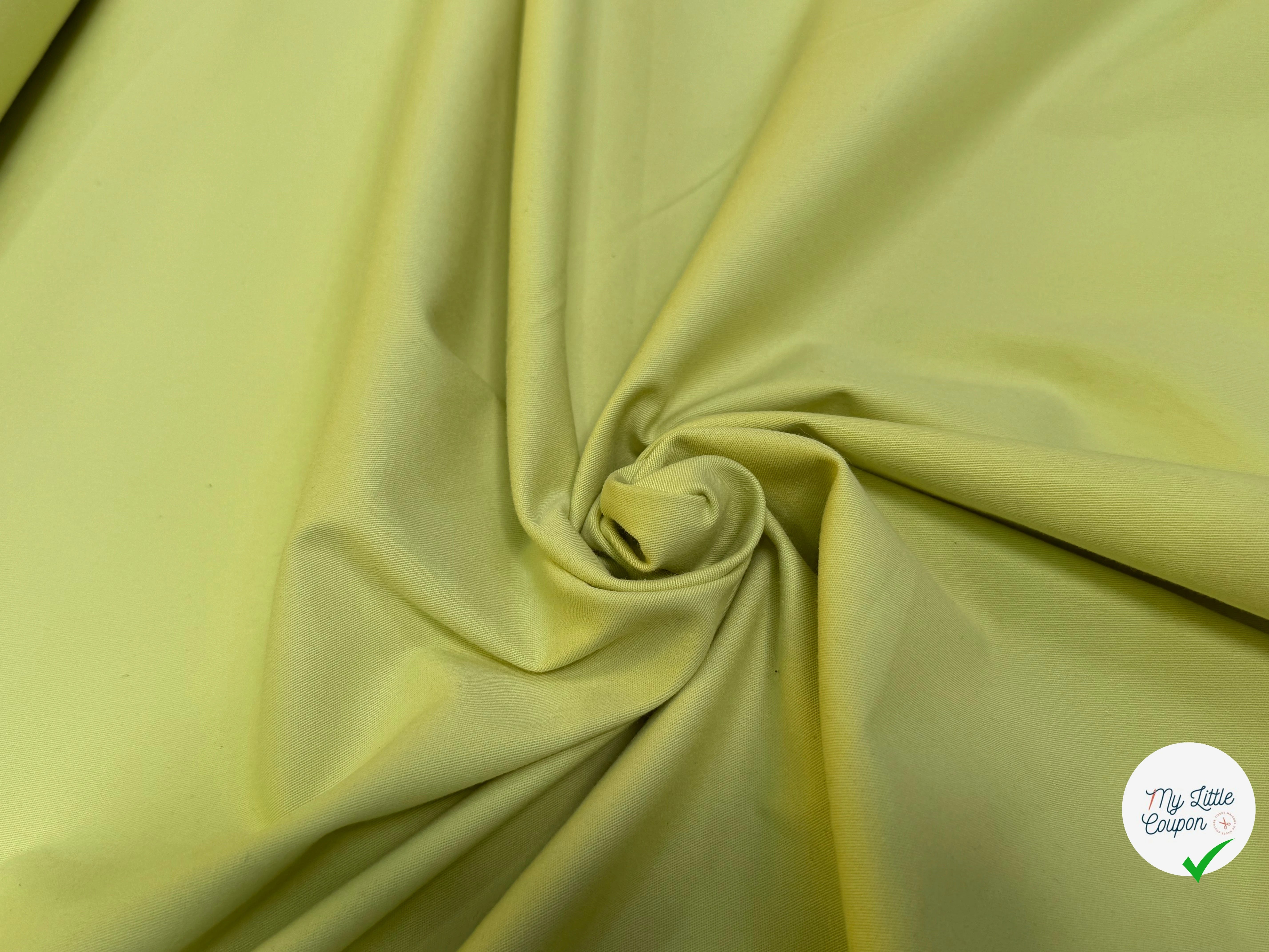 GABARDINE DE COTON SUBLIME BELLE TENUE LIMONADE ULTRA STRETCH - My Little Coupon