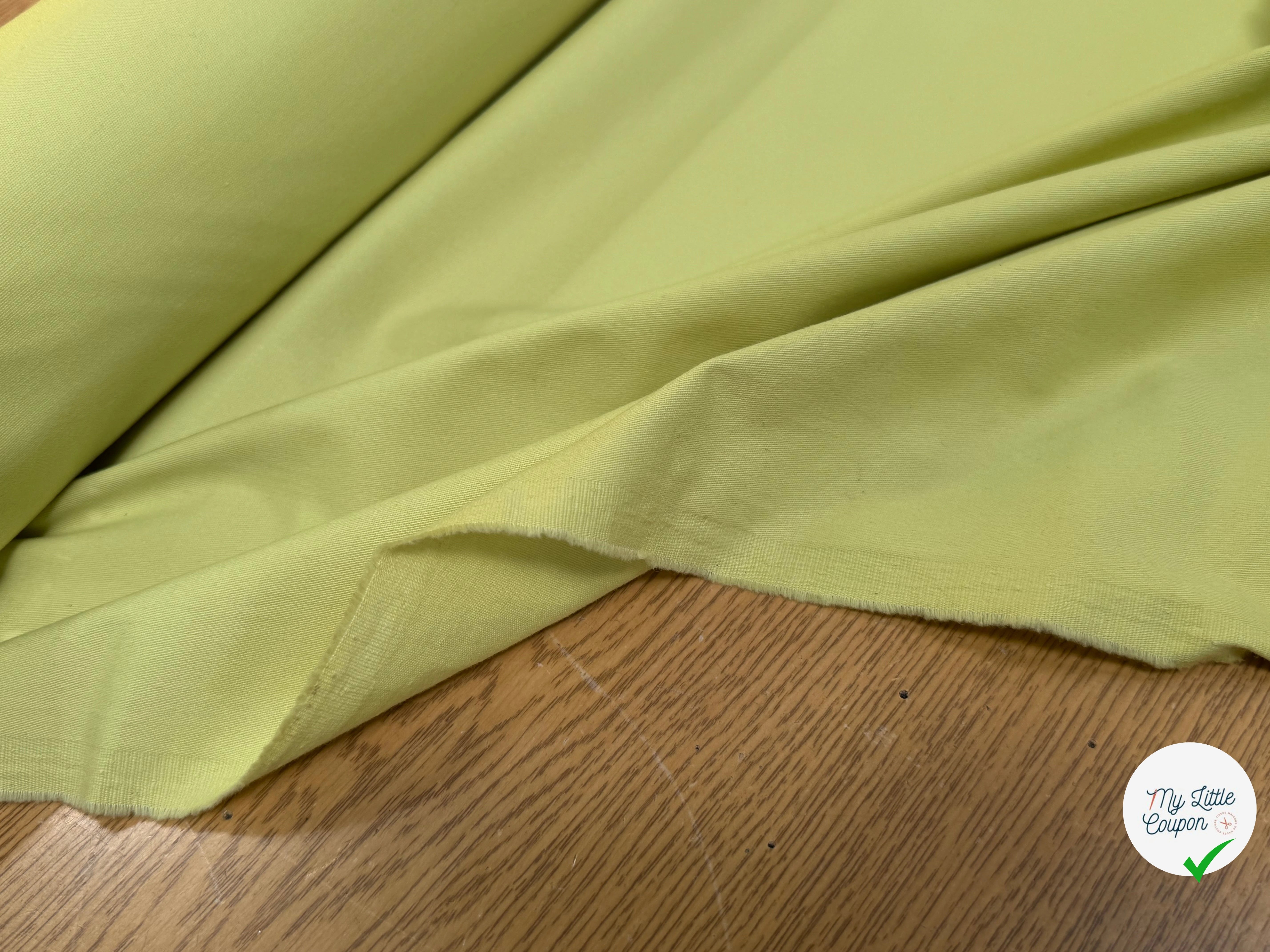 GABARDINE DE COTON SUBLIME BELLE TENUE LIMONADE ULTRA STRETCH - My Little Coupon