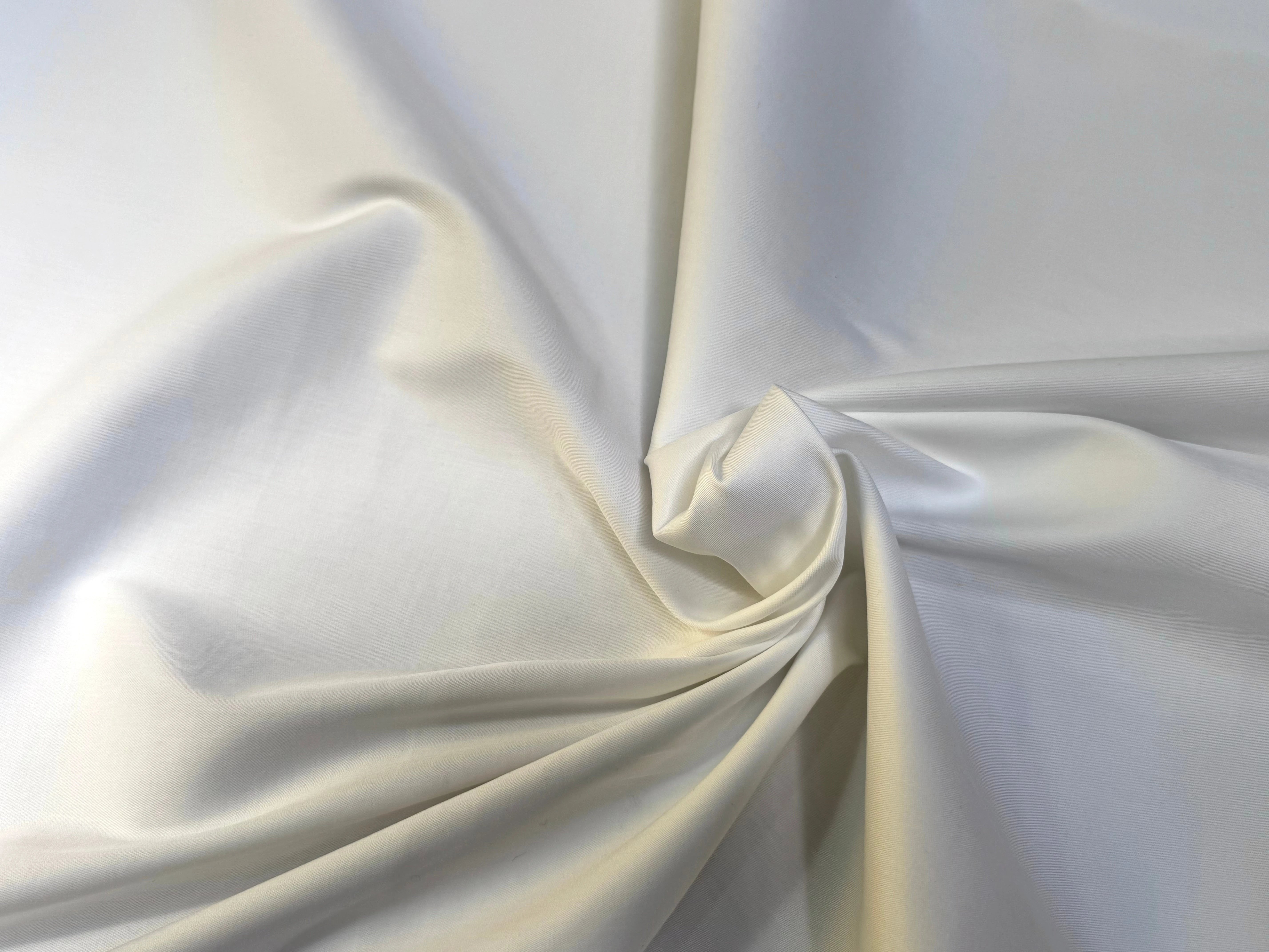 GABARDINE DE COTON TENUE LOURDE STRETCH FINEMENT SERGÉE BLANC TRÈS BEAU - My Little Coupon