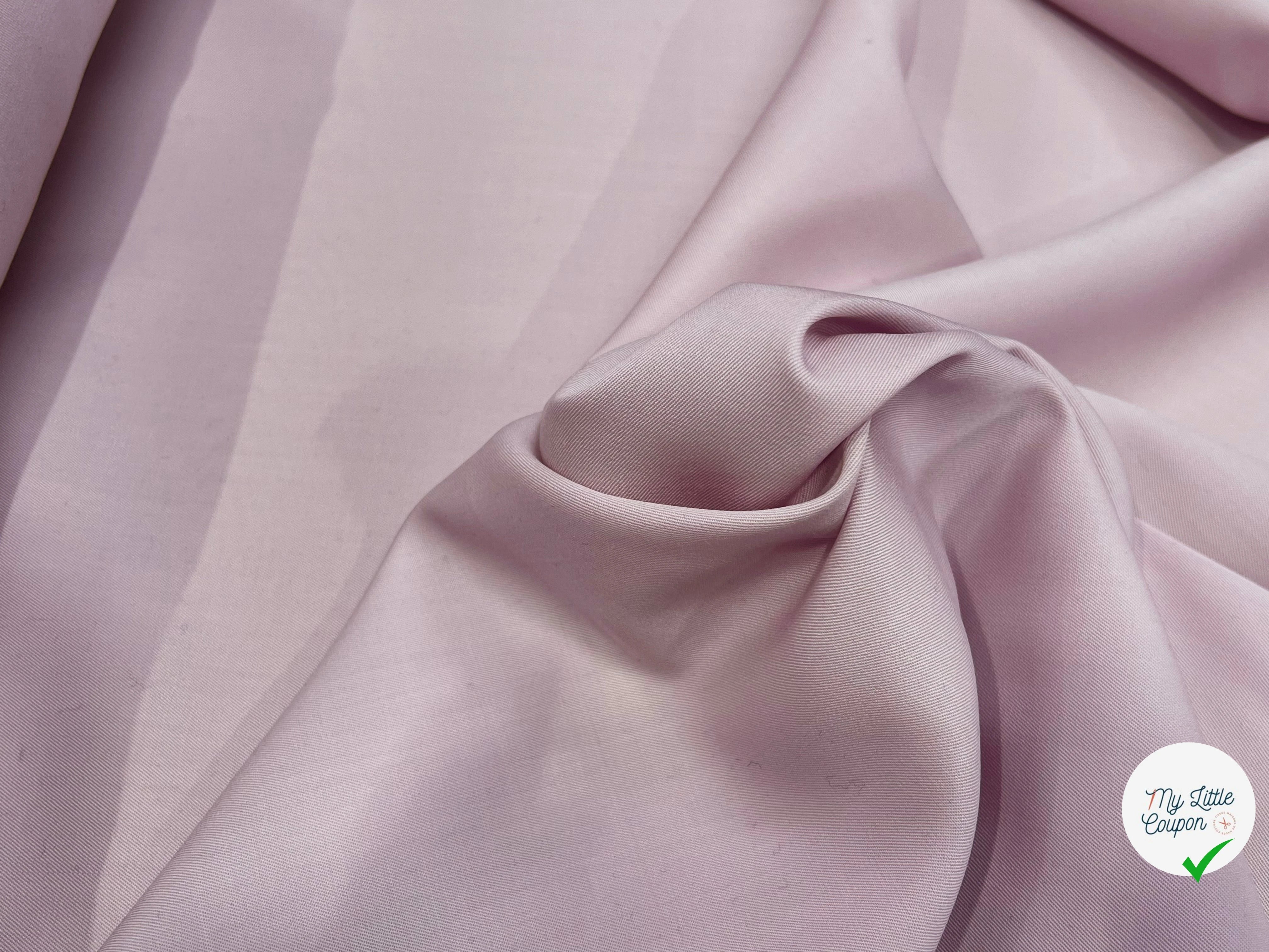 GABARDINE DE LAINE BELLE TENUE LIGHT PINK 100% LAINE 155CM - My Little Coupon