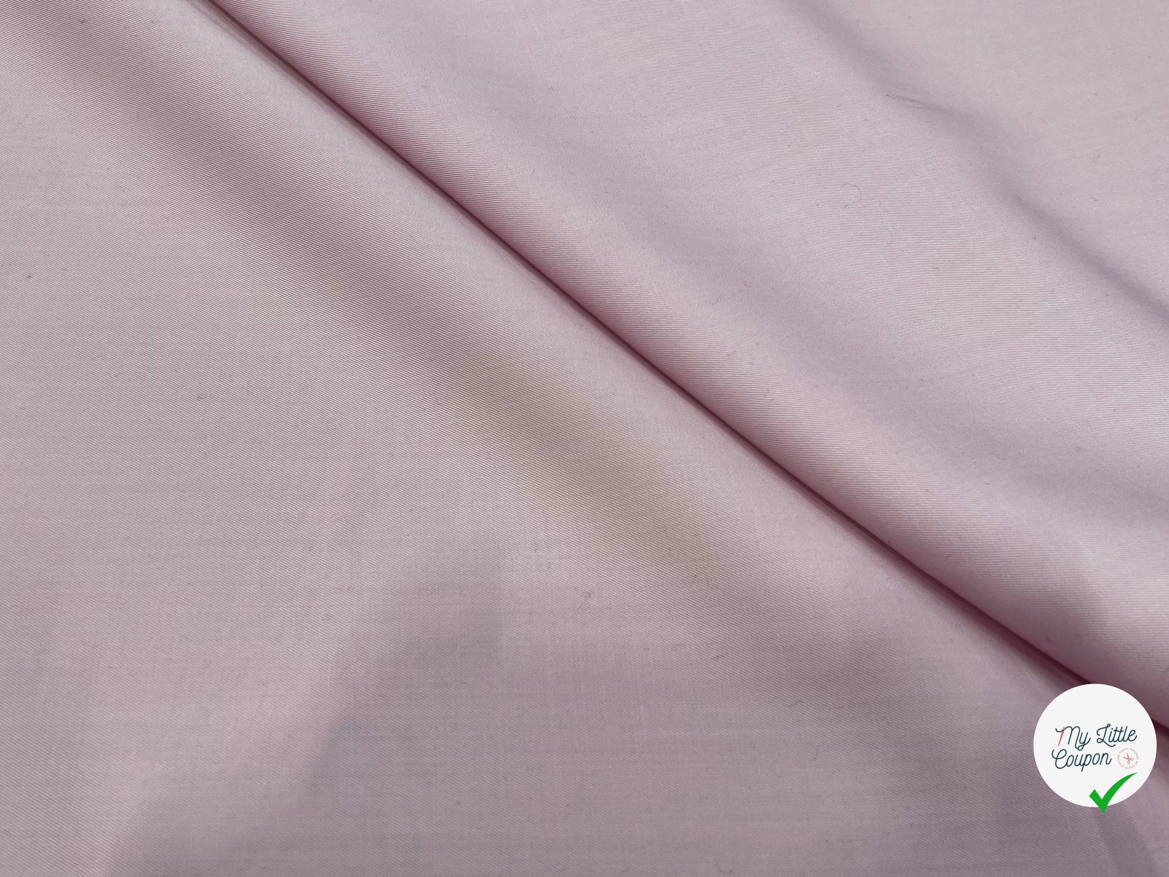 GABARDINE DE LAINE BELLE TENUE LIGHT PINK 100% LAINE 155CM - My Little Coupon