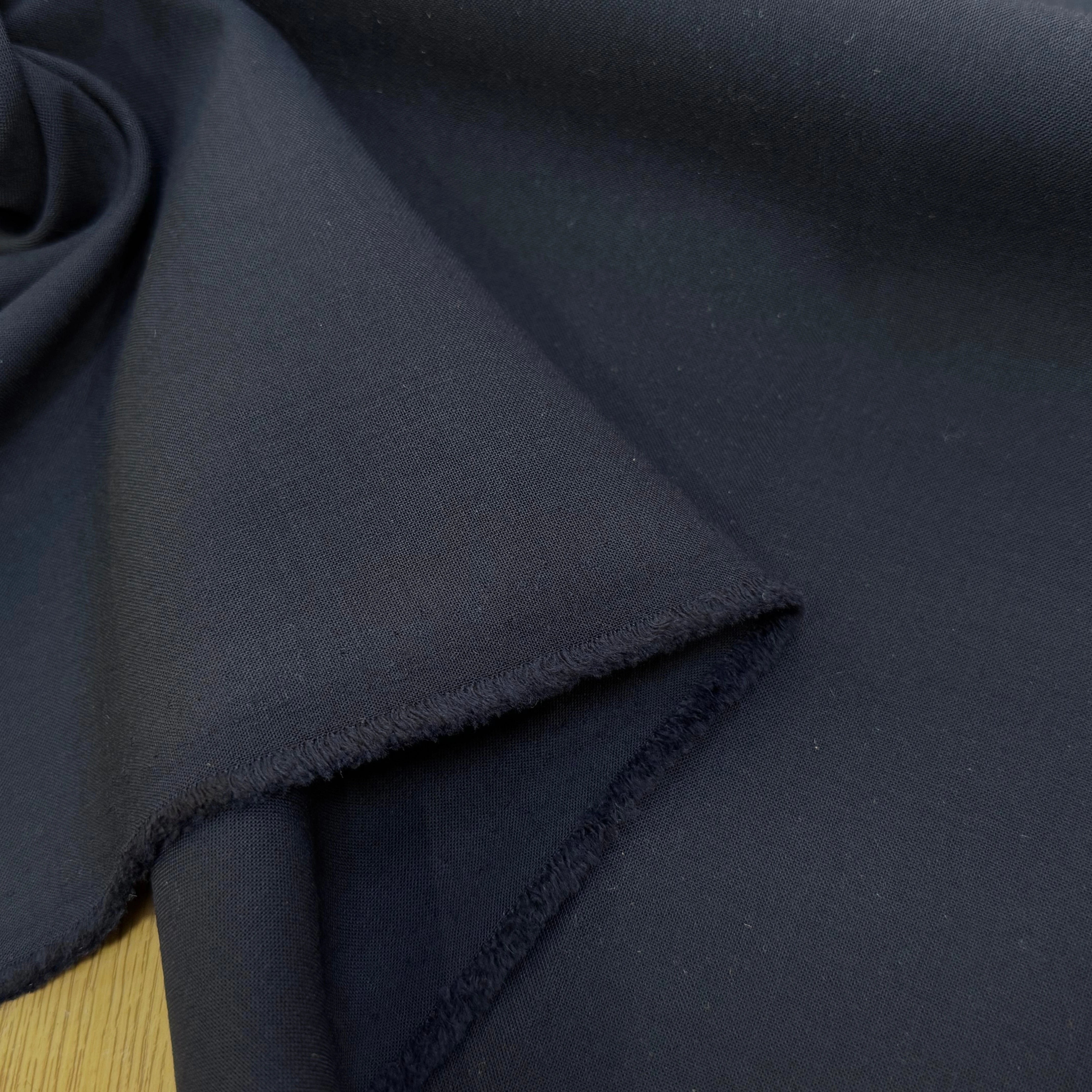 GABARDINE DE LAINE BELLE TENUE ULTRA BEAU BLEU NUIT - My Little Coupon