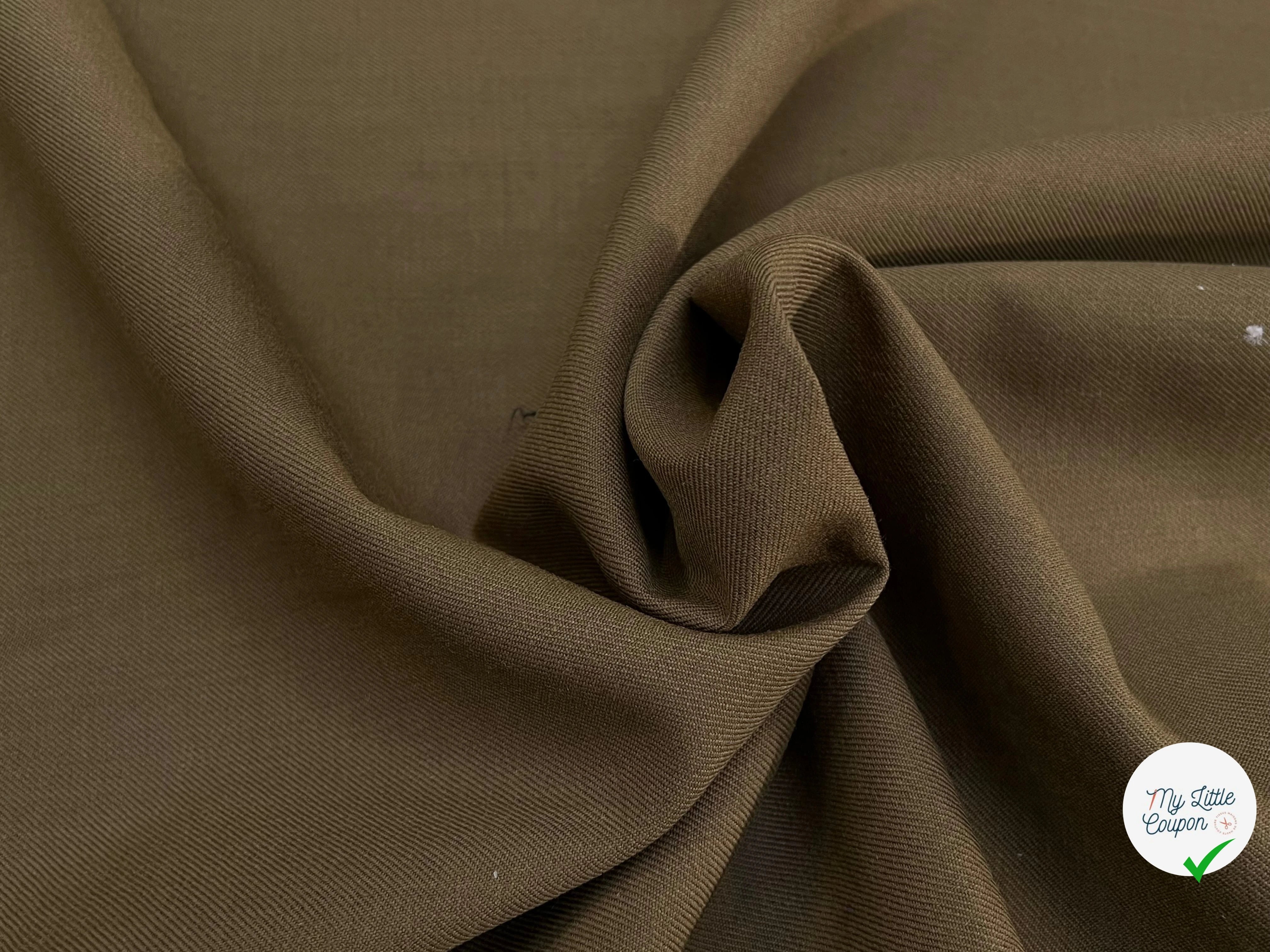 GABARDINE DE LAINE BROWN MOCHA - My Little Coupon