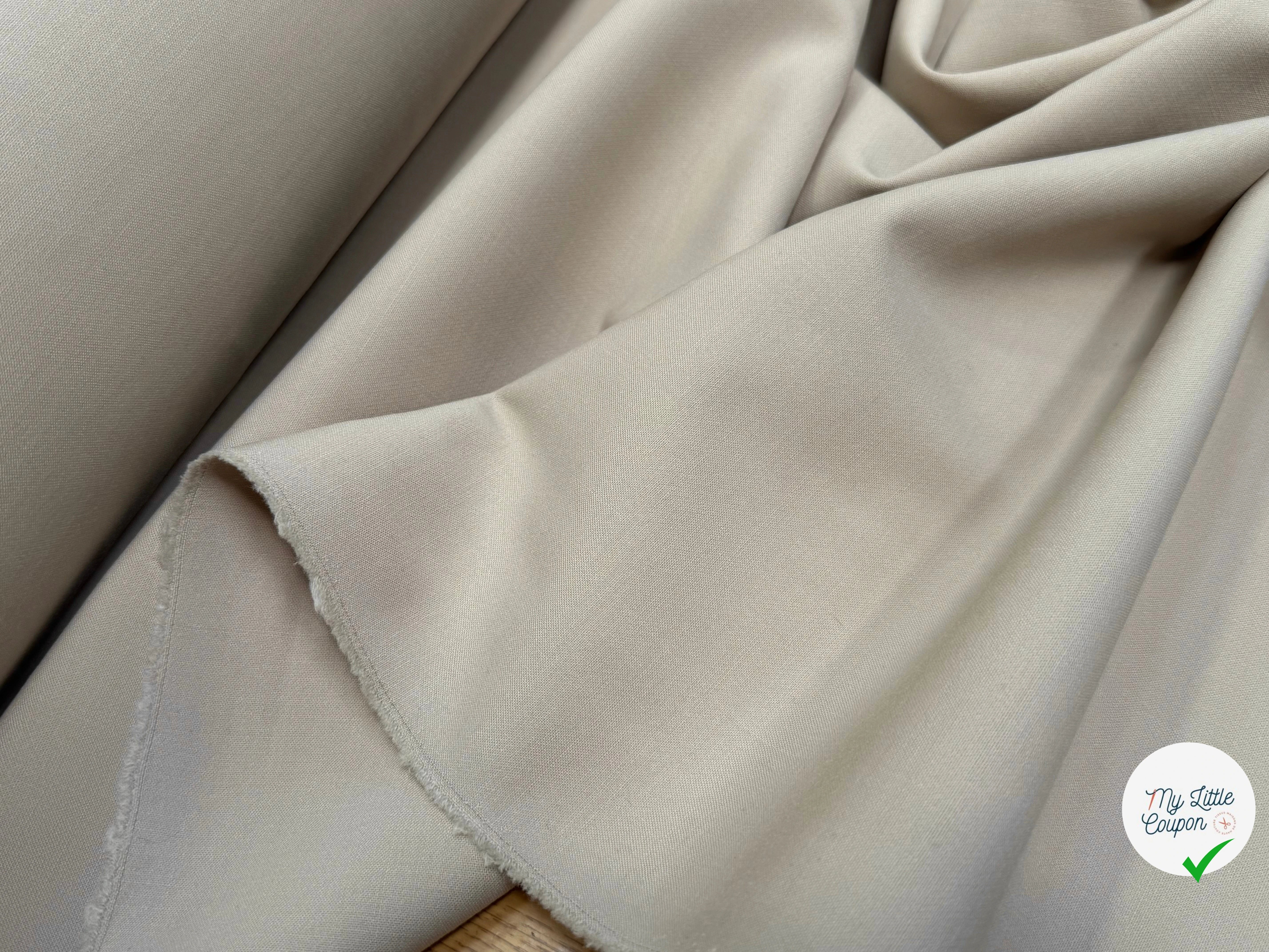 GABARDINE DE LAINE ULTRA BEAU TRÈS BELLE TENUE BEIGE PASTEL - My Little Coupon