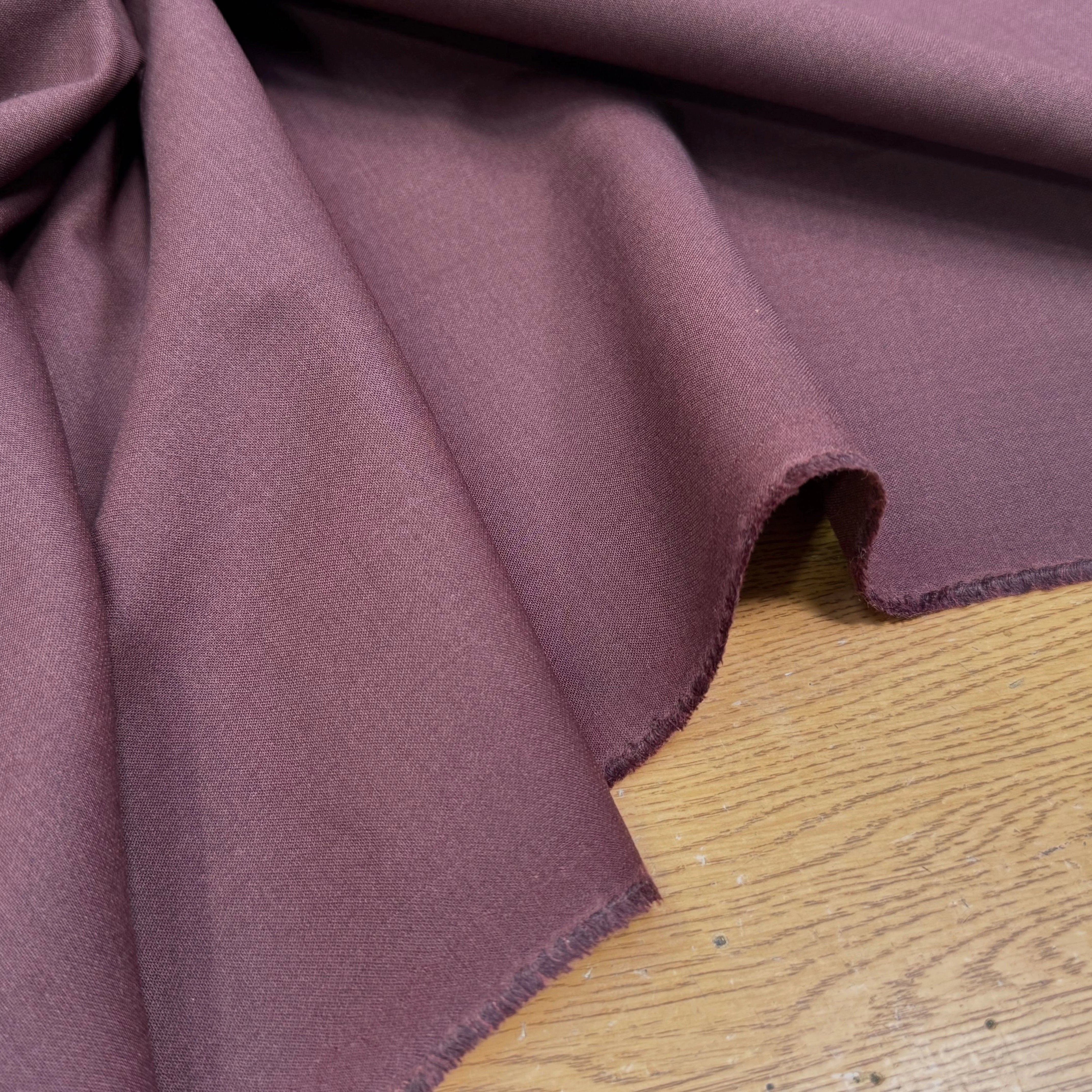 GABARDINE DE LAINE ULTRA BEAU TRÈS BELLE TENUE CHOCO BORDEAUX - My Little Coupon