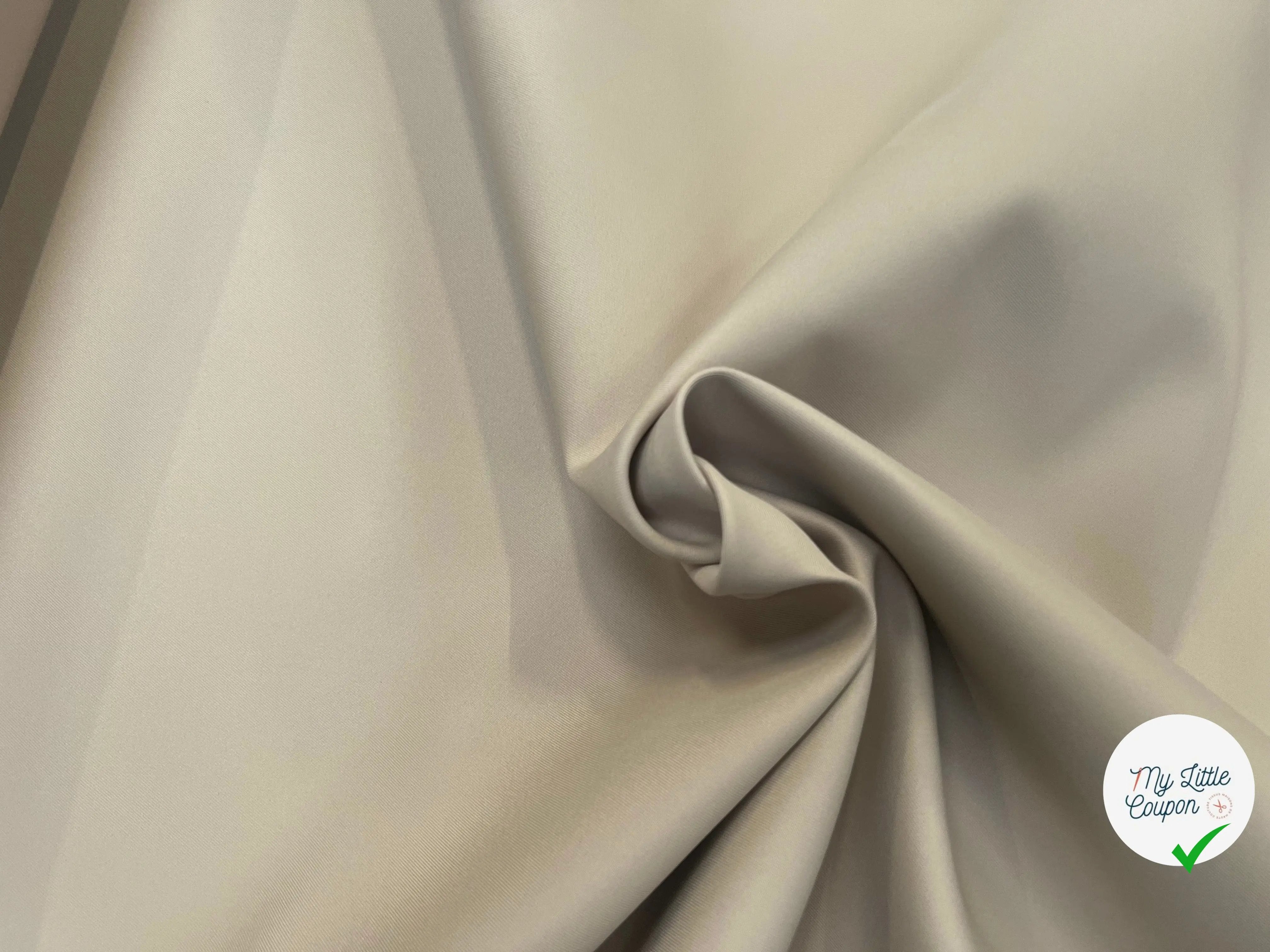 GABARDINE DOUBLE ETOFFE JAPON BEIGE - My Little Coupon