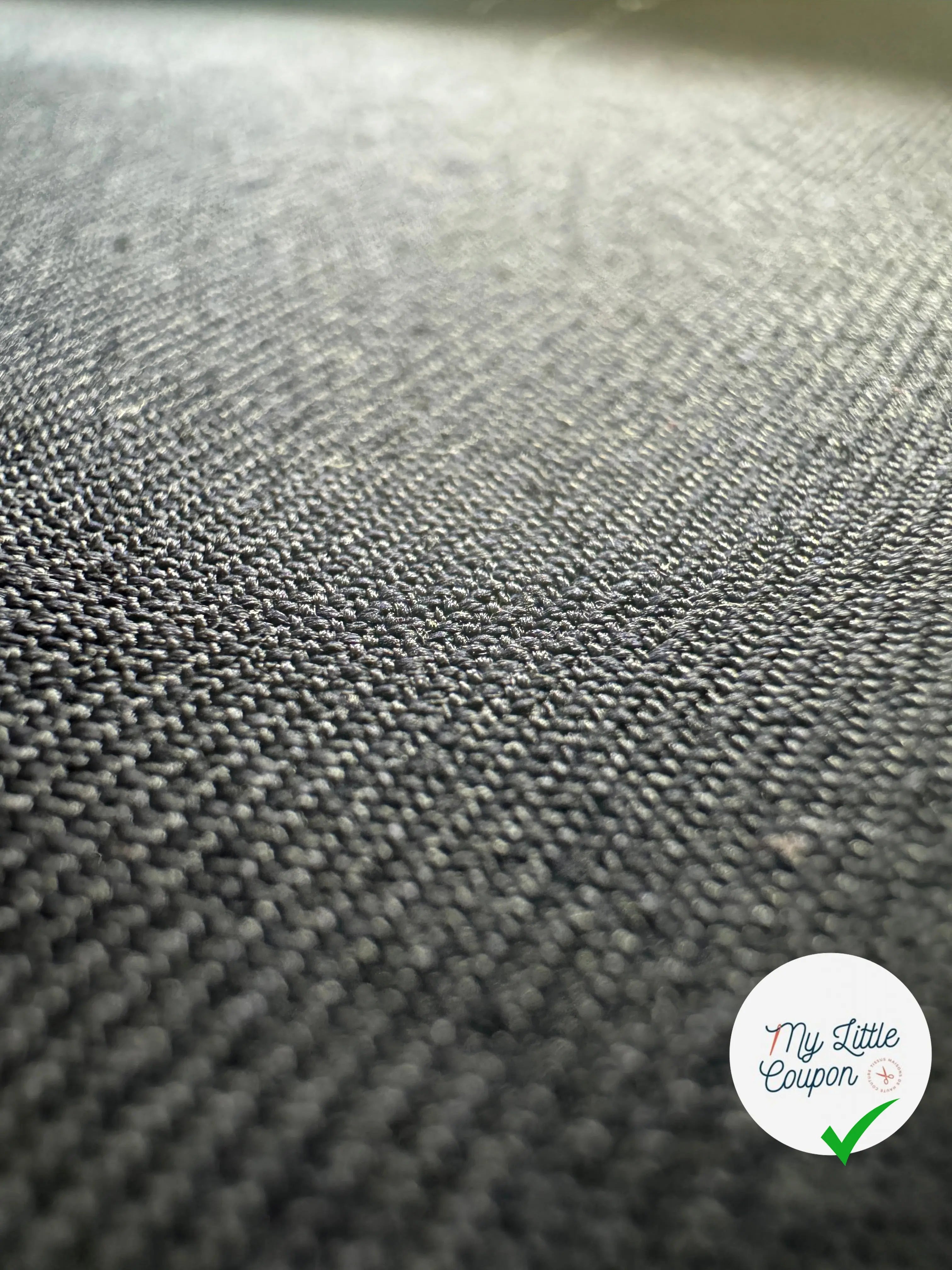 GABARDINE FINE POLYLAINE BLEU MARINEÂ - My Little Coupon