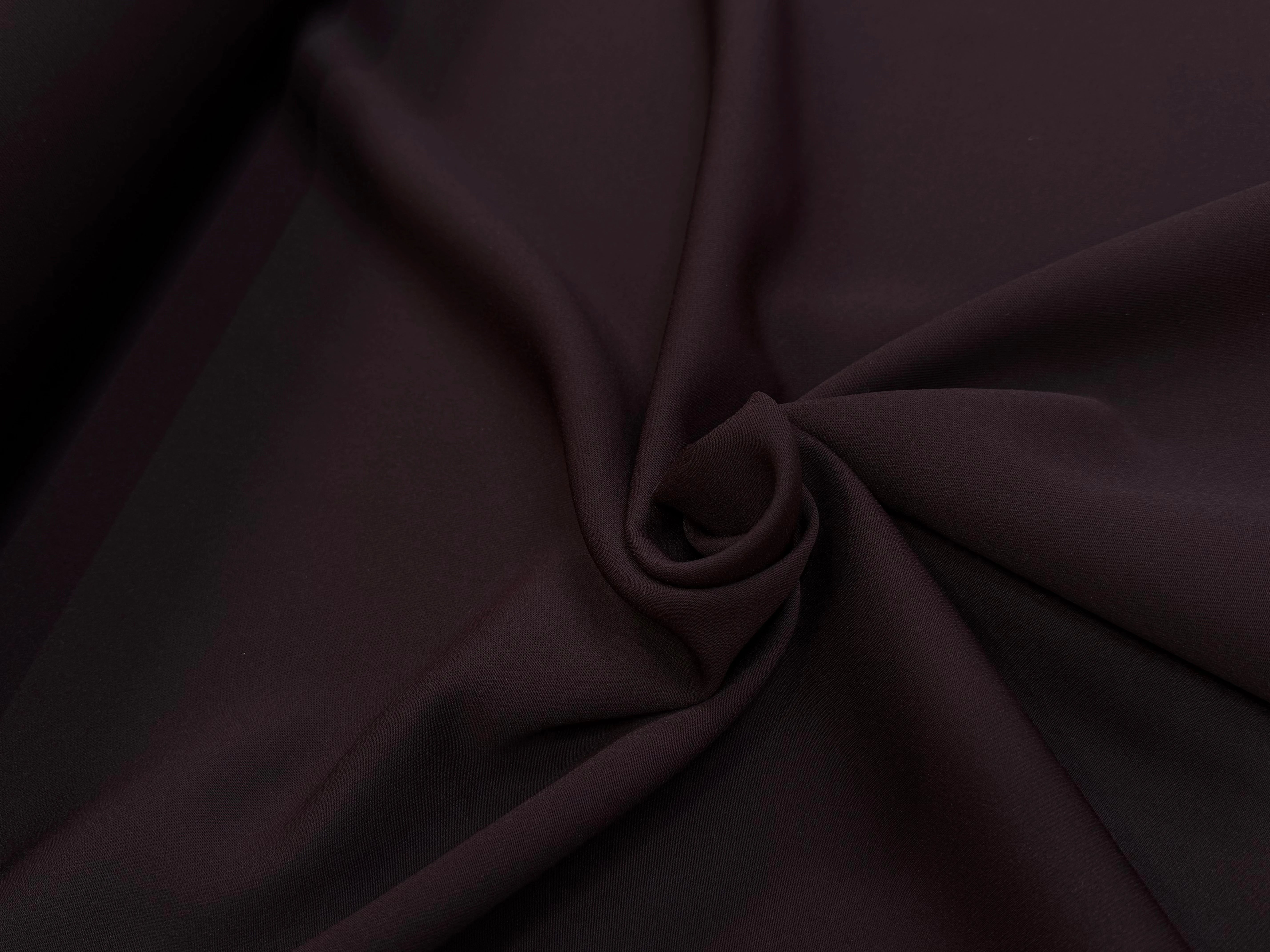 GABARDINE JAPON QUALITÉ COUTURE BEAU TOMBÉ CHOCO-BORDEAUX - My Little Coupon