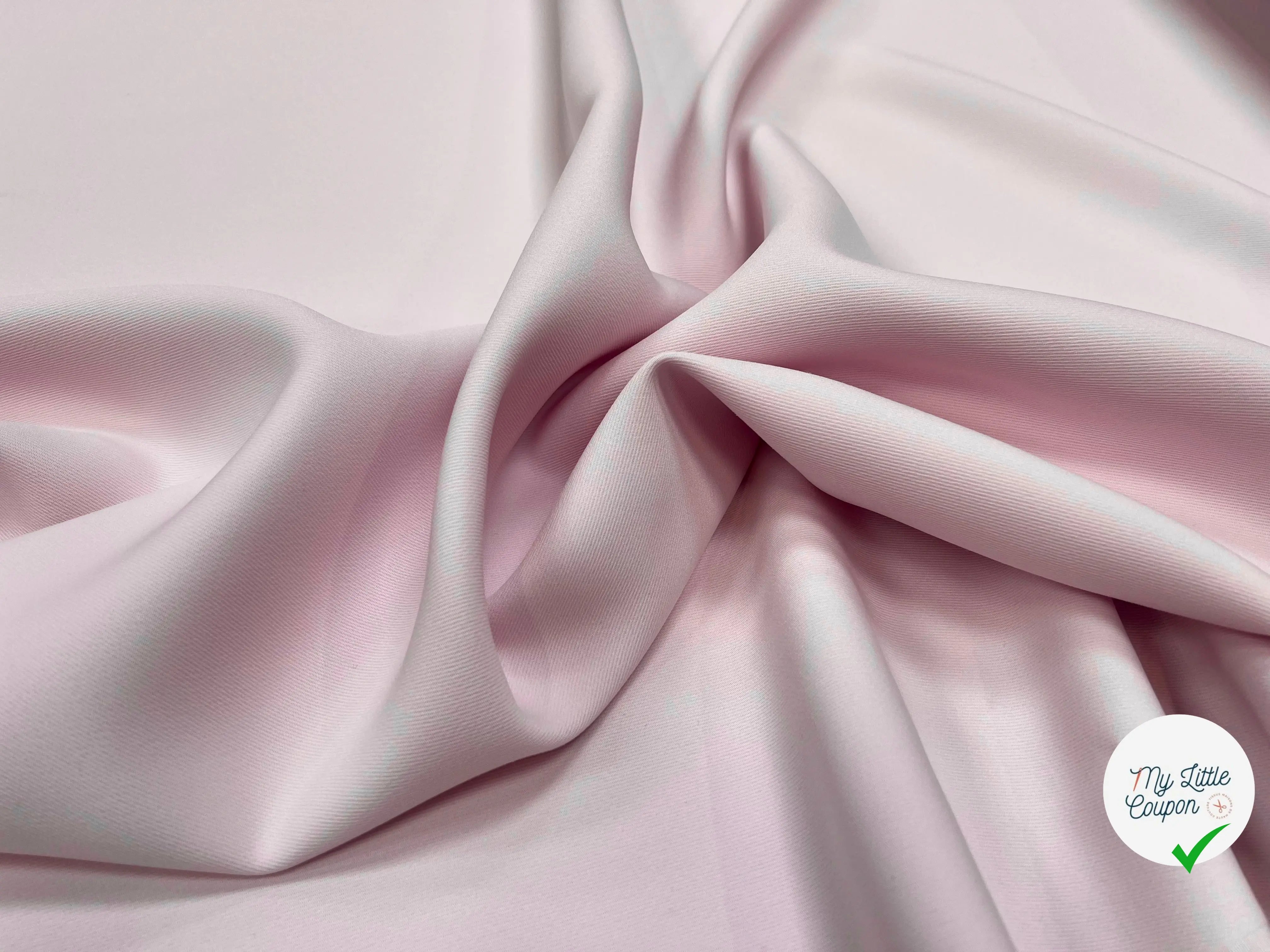 GABARDINE JAPON ROSE PALE CHIC - My Little Coupon