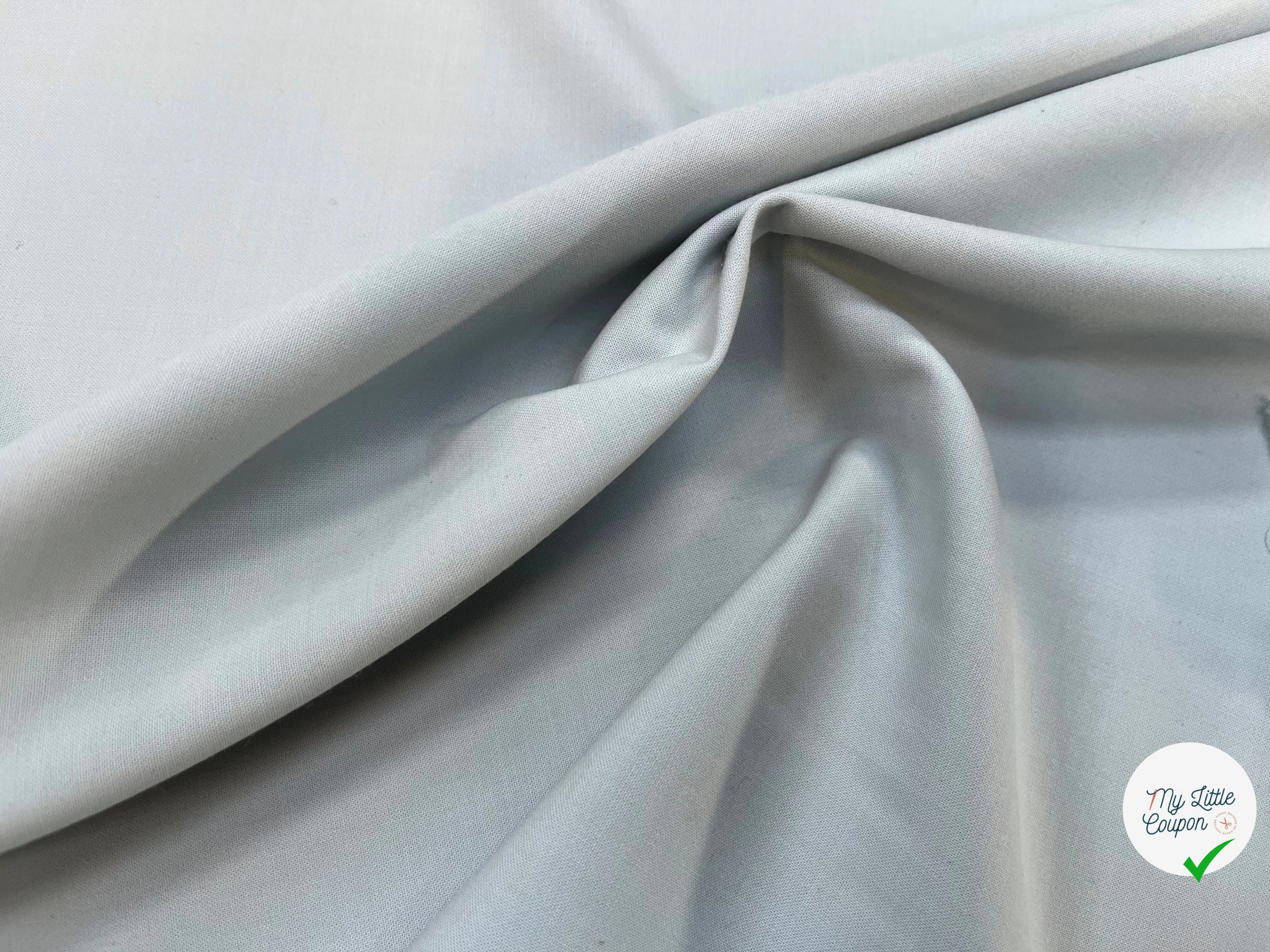 GABARDINE LOURDE 41% LAINE VIERGE BLEU CLAIR 144CM - My Little Coupon
