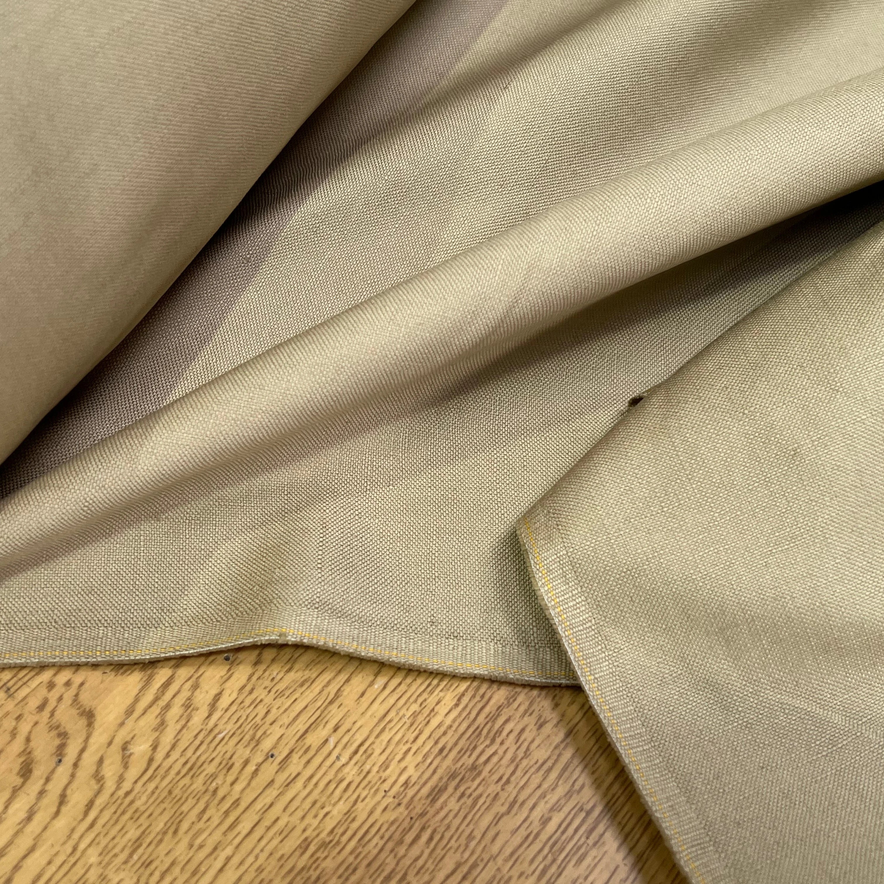 GABARDINE LOURDE BELLE TENUE BEIGE FONCÉ 100% COTON 150CM - My Little Coupon