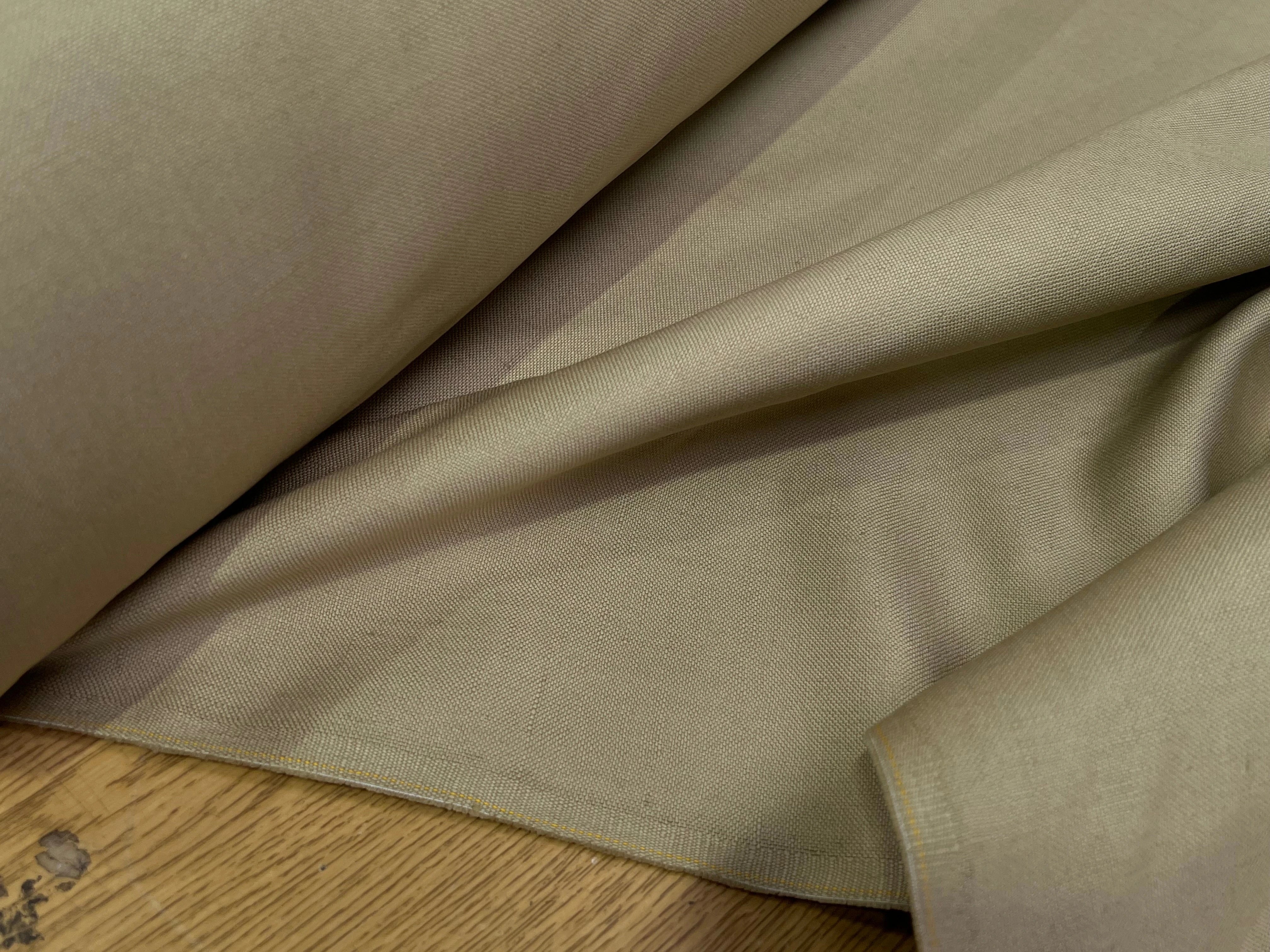 GABARDINE LOURDE BELLE TENUE BEIGE FONCÉ 100% COTON 150CM - My Little Coupon