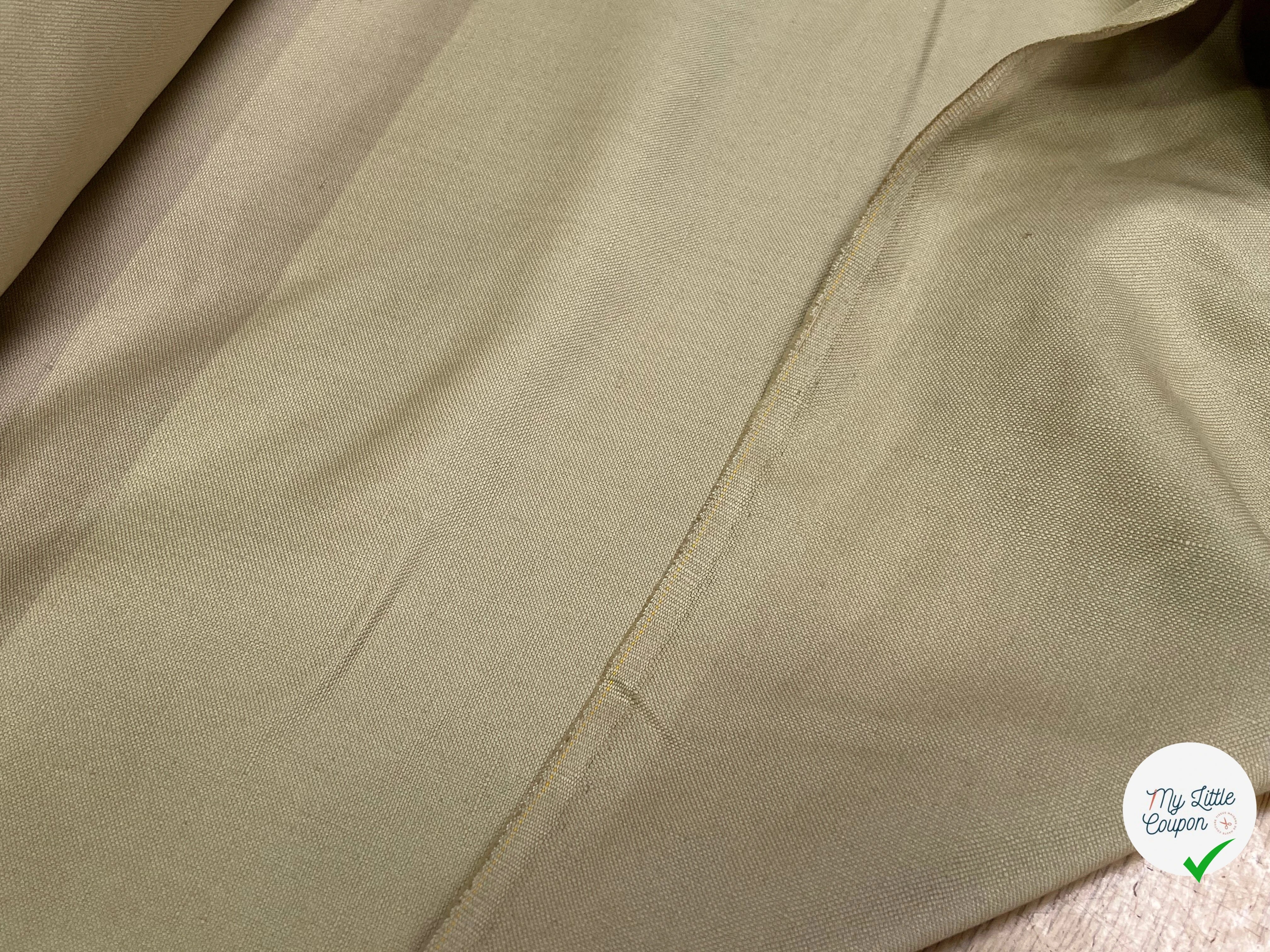 GABARDINE LOURDE BELLE TENUE BEIGE FONCÉ 100% COTON 150CM - My Little Coupon