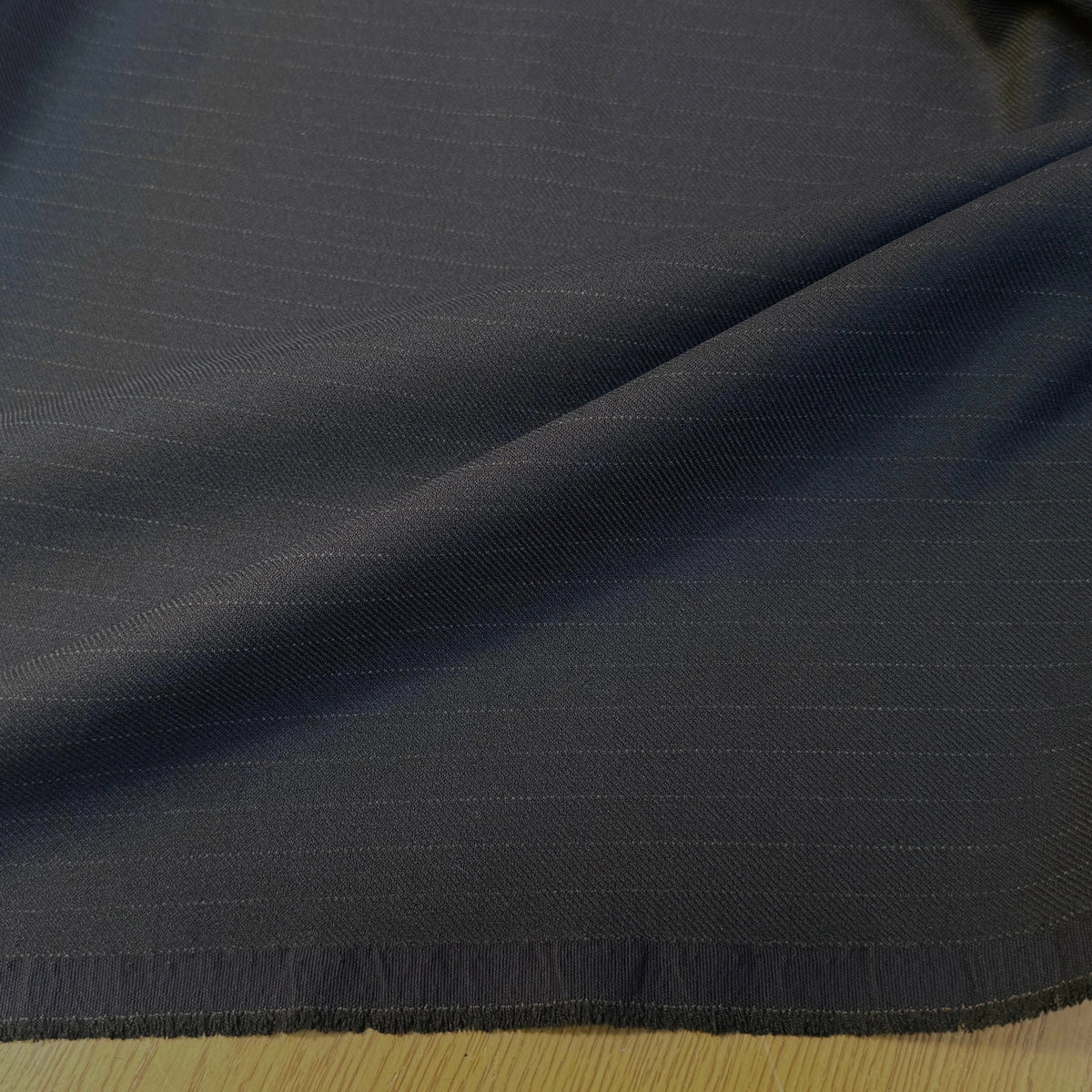 GABARDINE LOURDE JAPAN À RAYURES TENUE IMPÉCABLE MARINE STRETCH - My Little Coupon