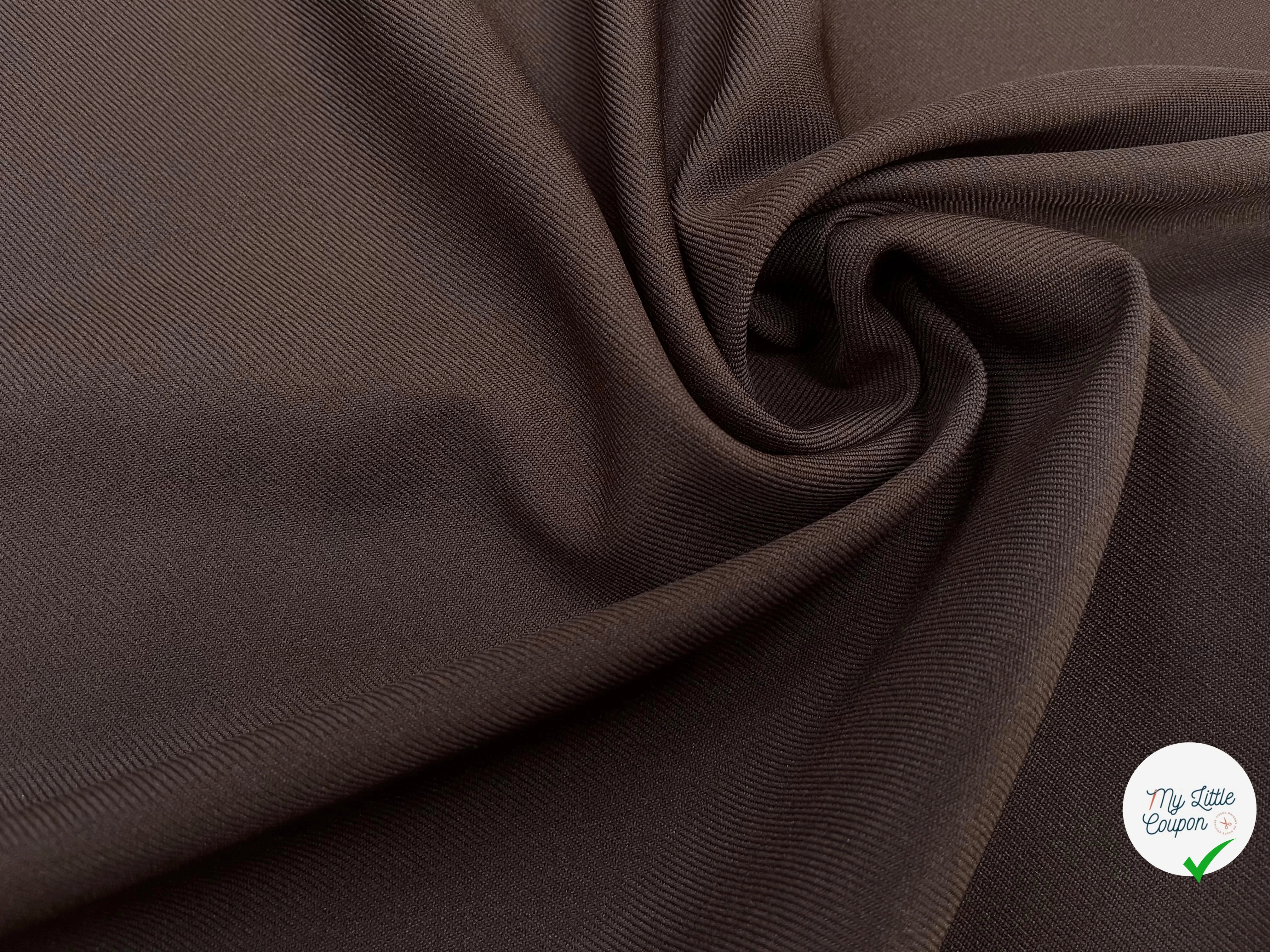 GABARDINE LOURDE STRIÉE CHOCOLAT 1983 JAPAN - My Little Coupon
