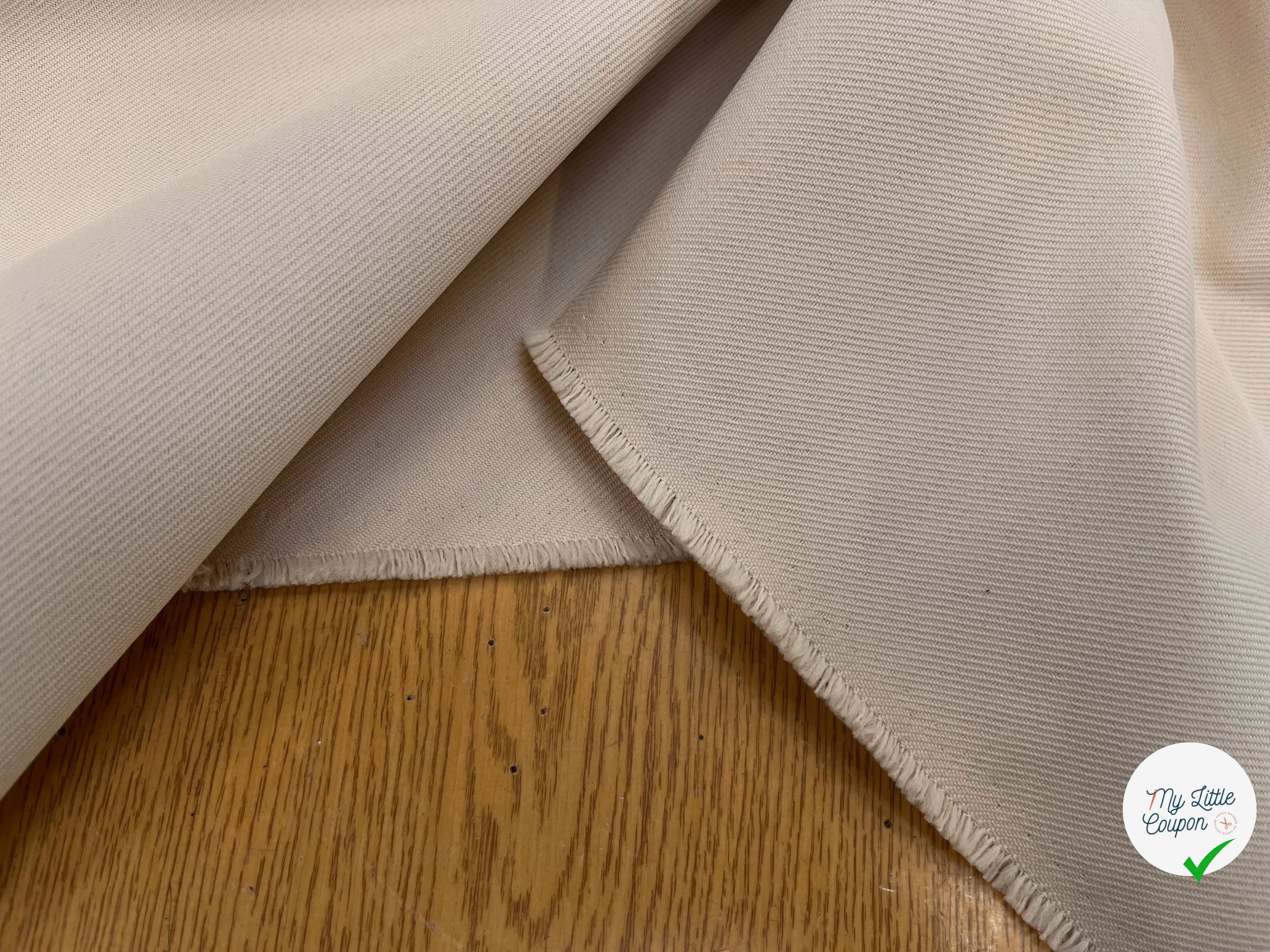 GABARDINE LOURDE STRIÉE LIGHT SAND JAPAN - My Little Coupon