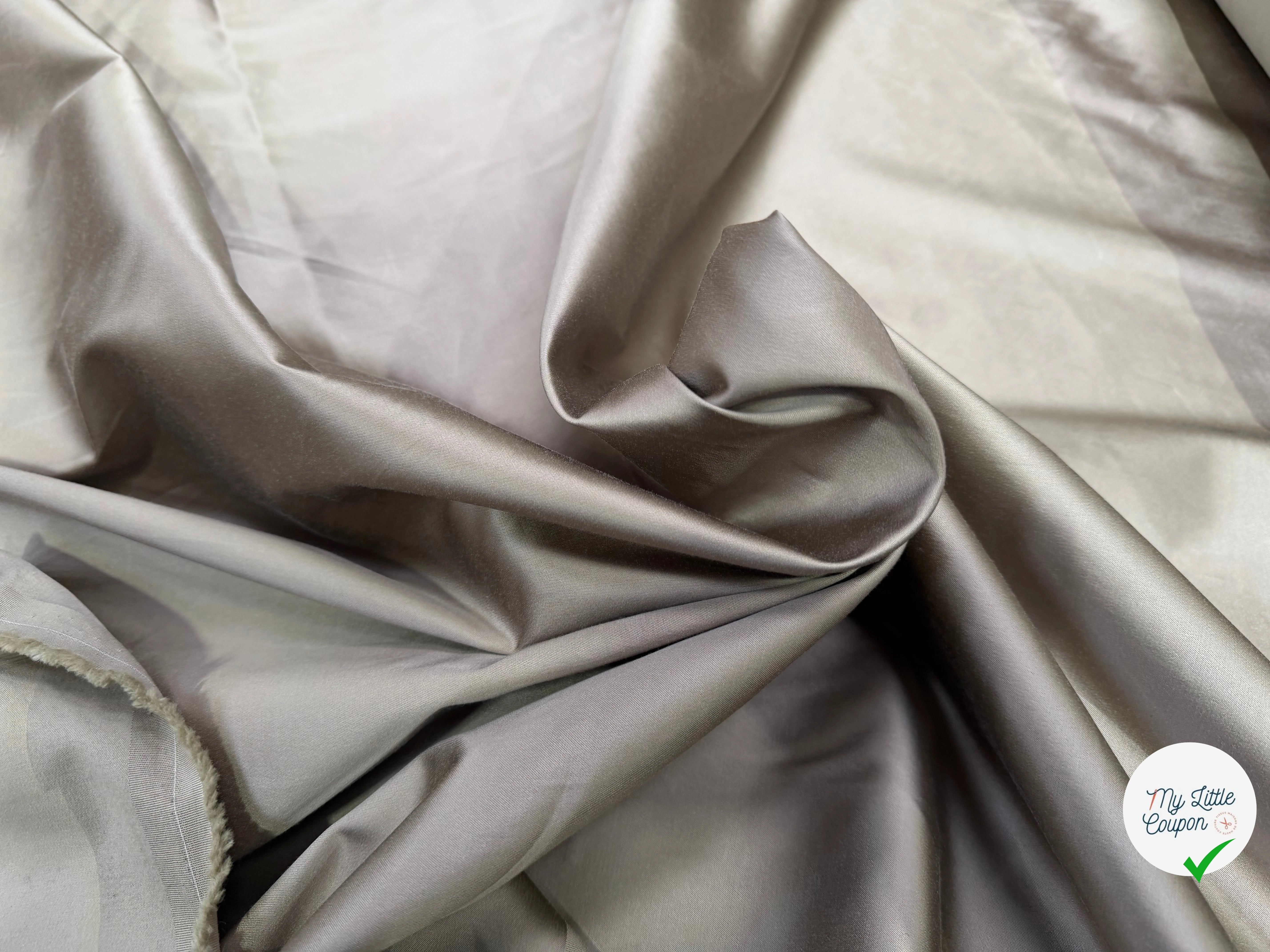 GABARDINE PEAU DE PECHE BEIGE REVERSIBLE - My Little Coupon
