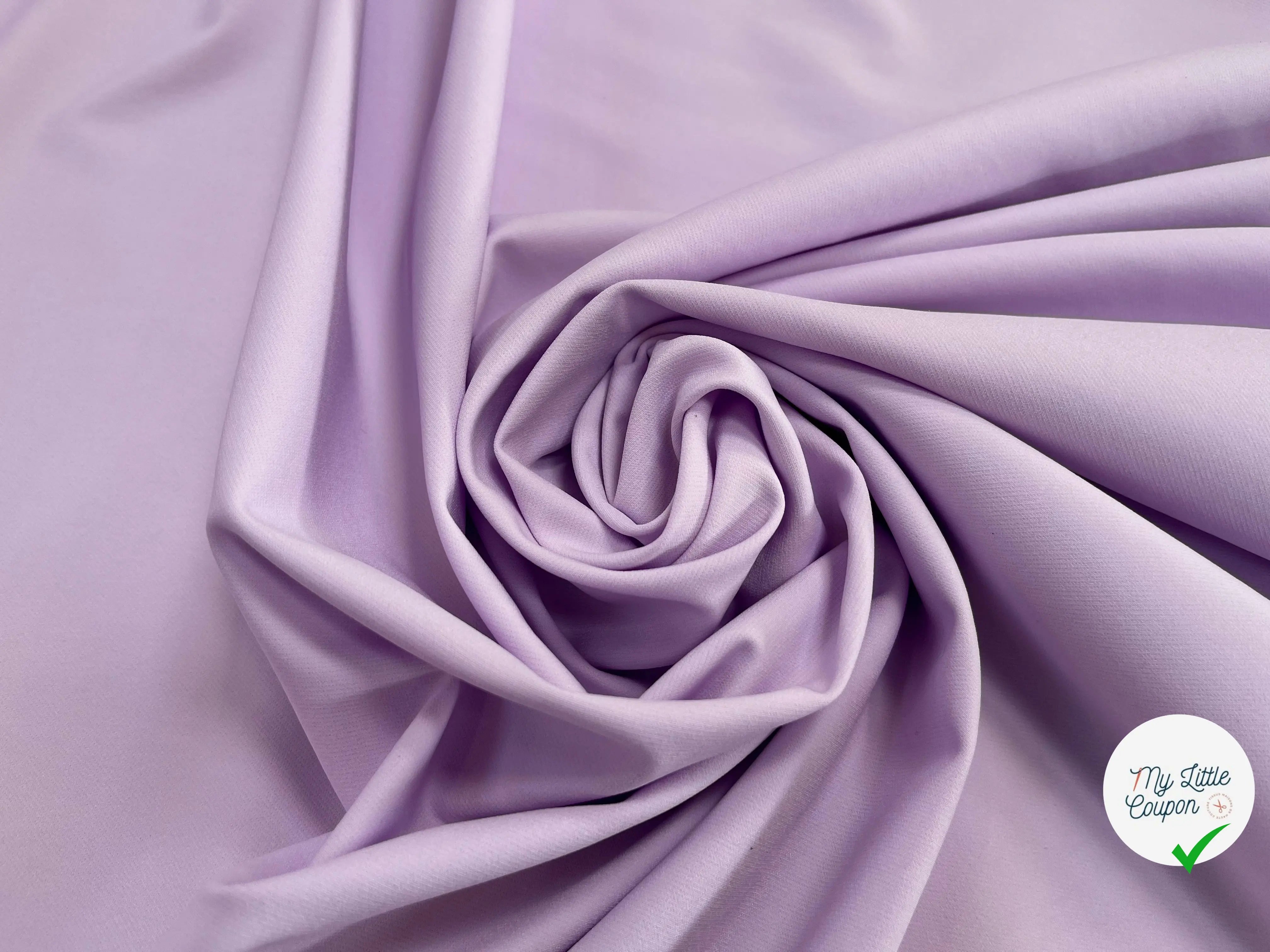 GABARDINE POLYAMIDE ULTRA STRETCH PINK CLAIR - My Little Coupon