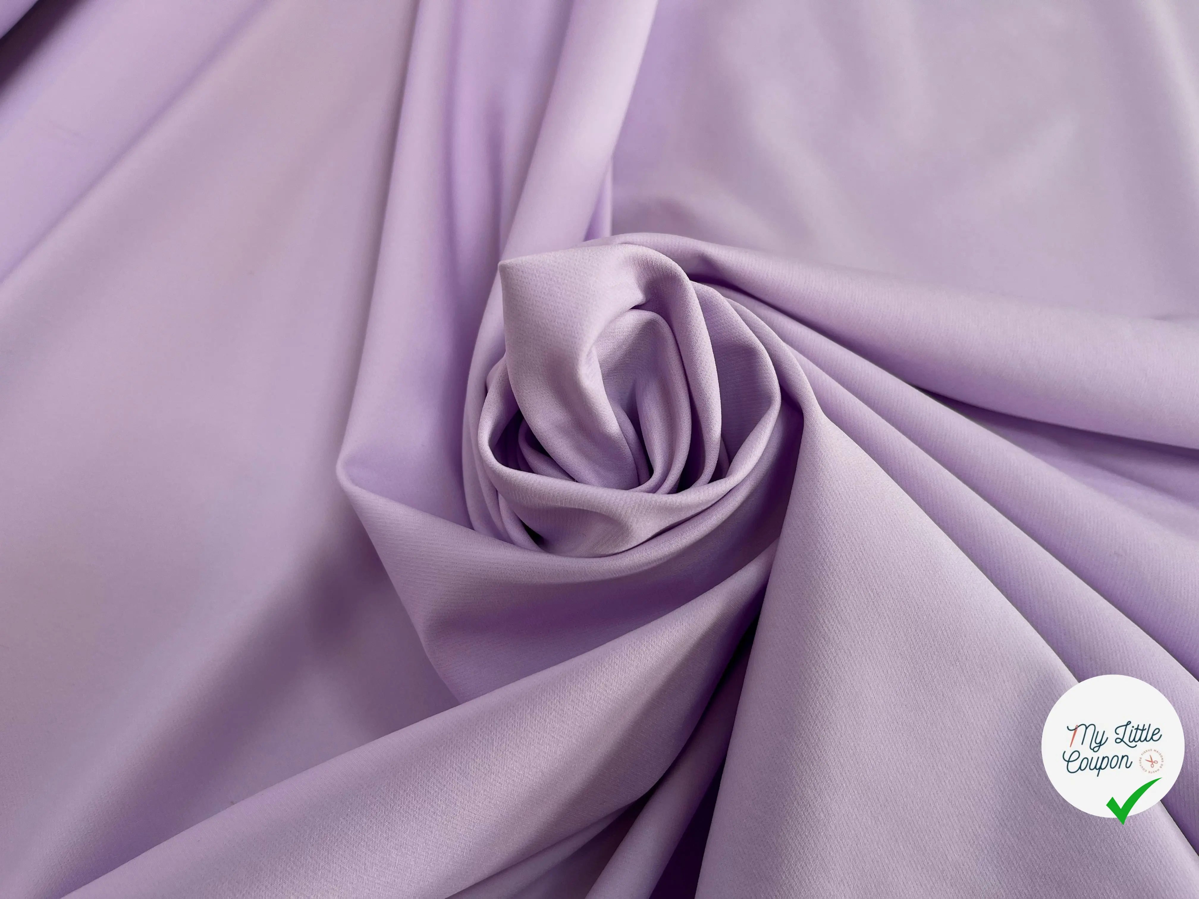 GABARDINE POLYAMIDE ULTRA STRETCH PINK CLAIR - My Little Coupon