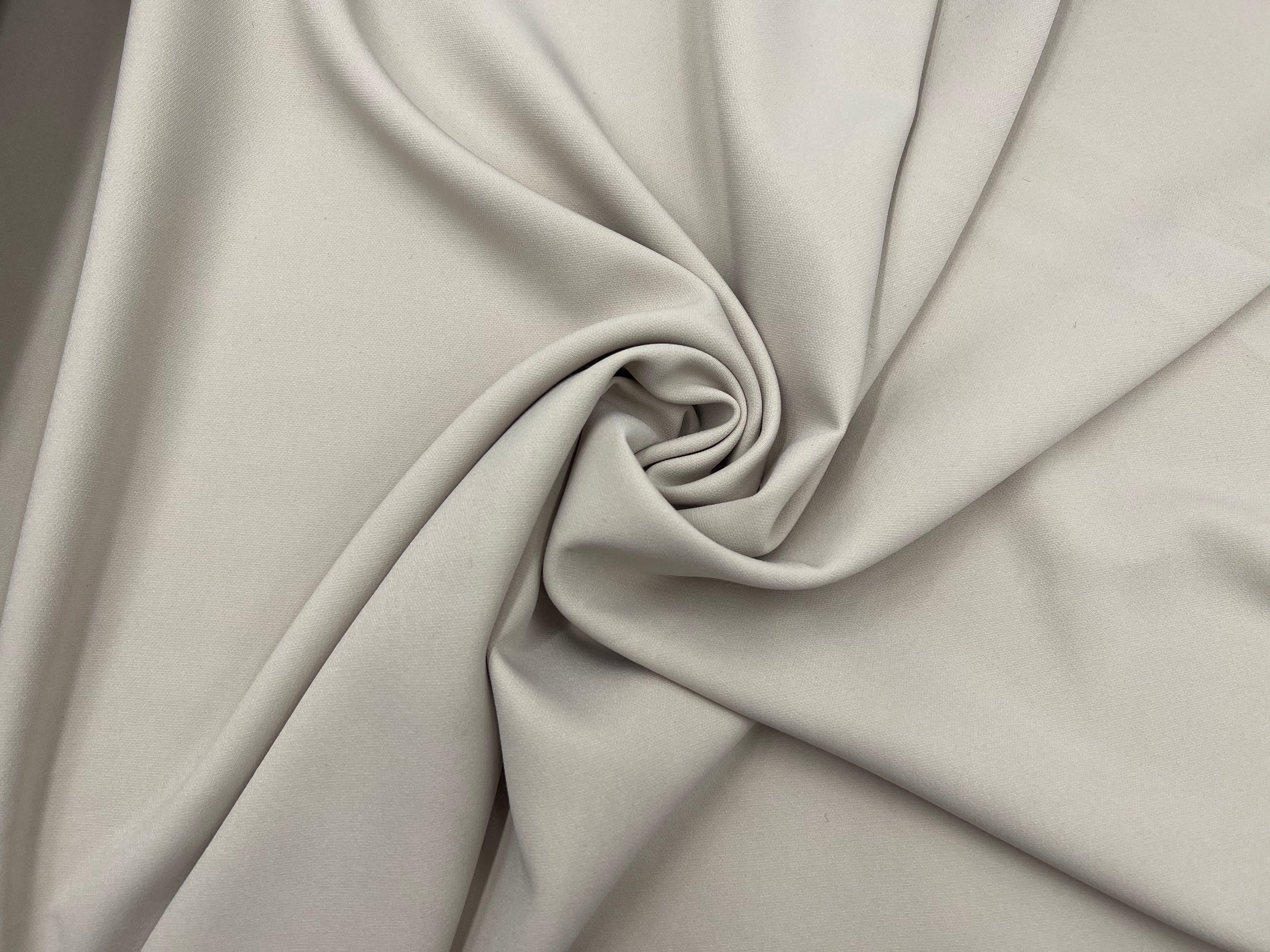 GABARDINE POLYESTER BEIGE TRÈS SOUPLE MSO