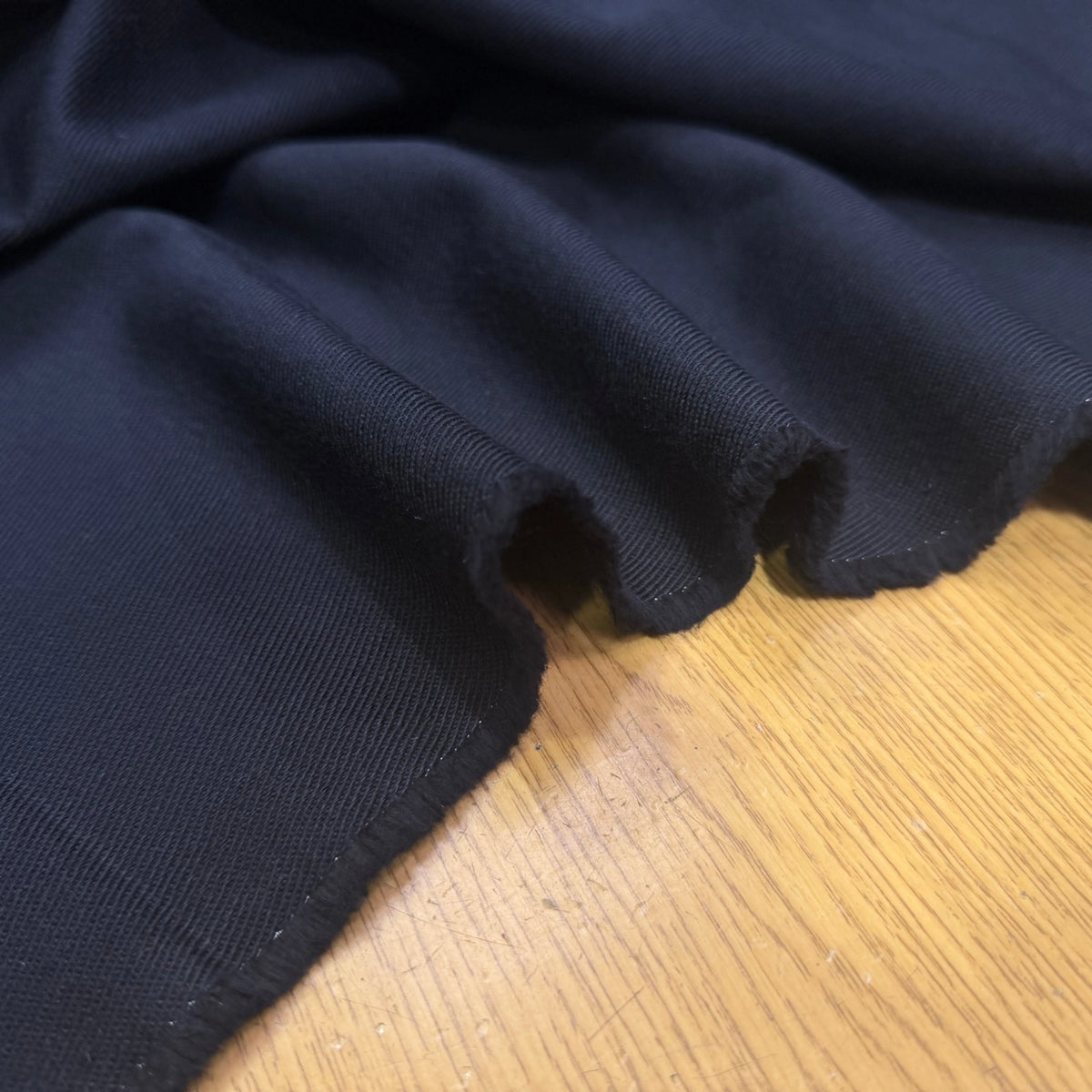 GABARDINE SERGÉE BELLE TENUE BLEU MARINE 100% COTON MADE IN ITALY - My Little Coupon