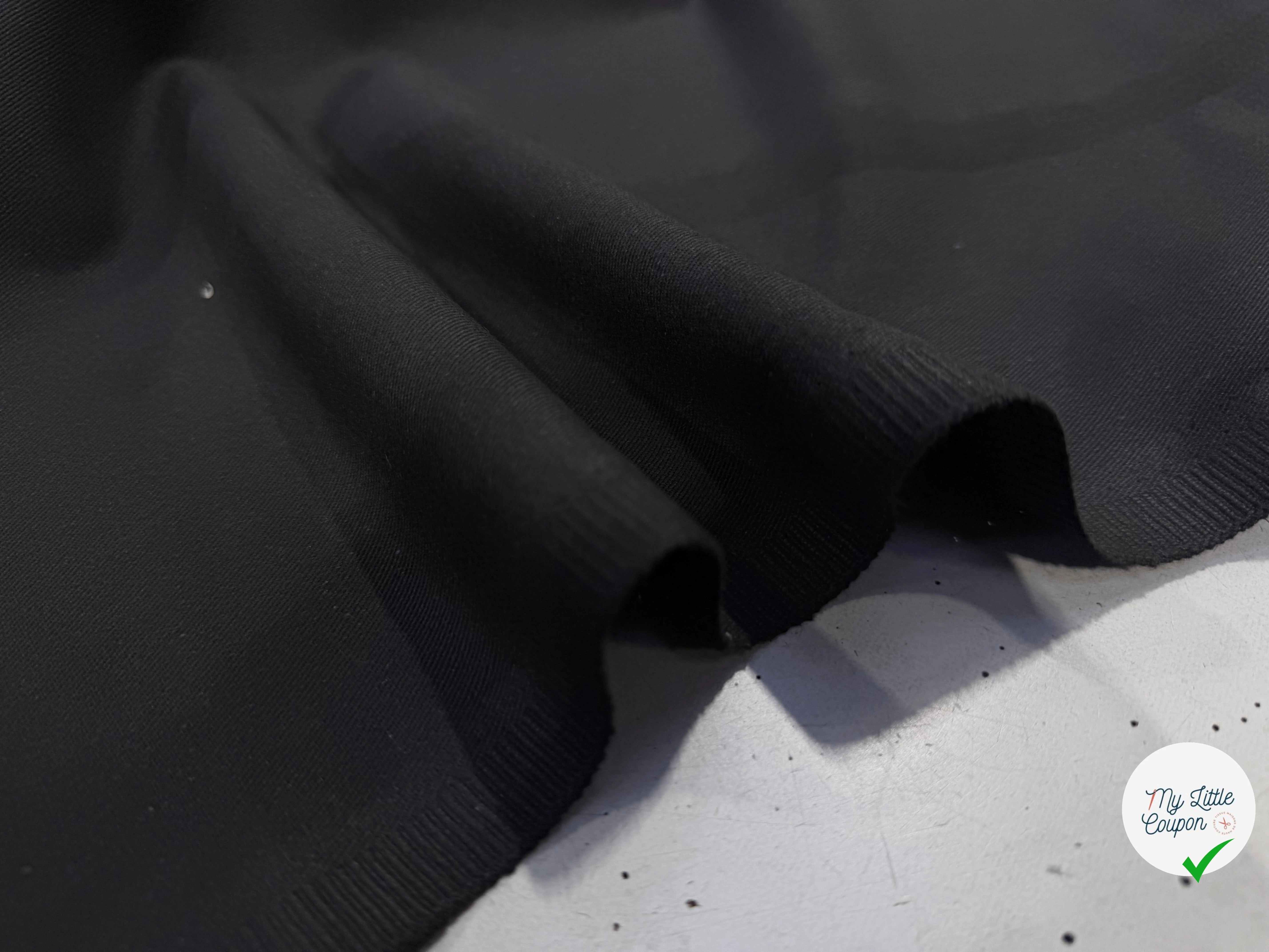 GABARDINE SERGÉE CARBONE 861 1ERE PROD 150 CM - My Little Coupon