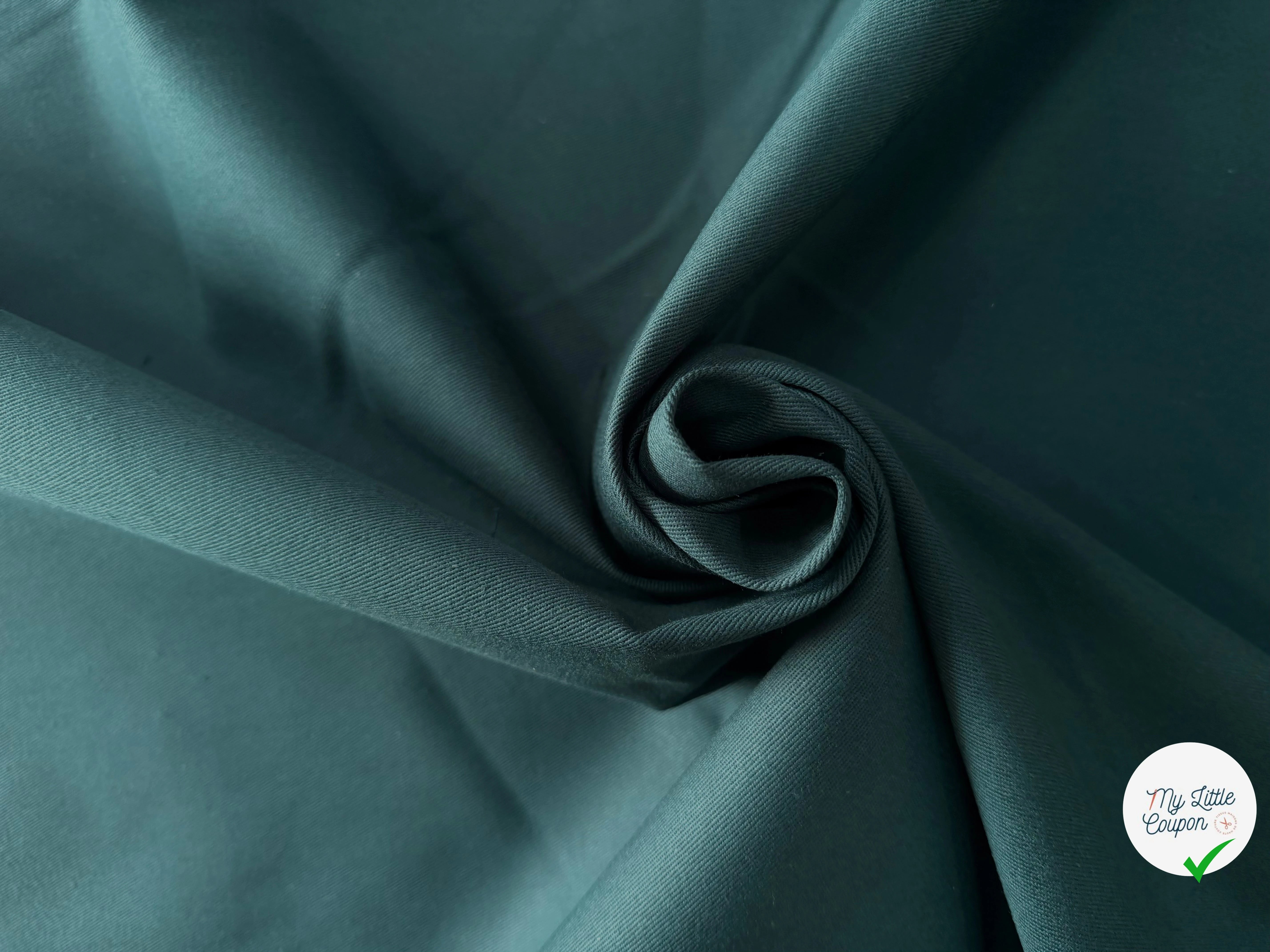GABARDINE SERGÉE COLVERT 865 150 CM - My Little Coupon