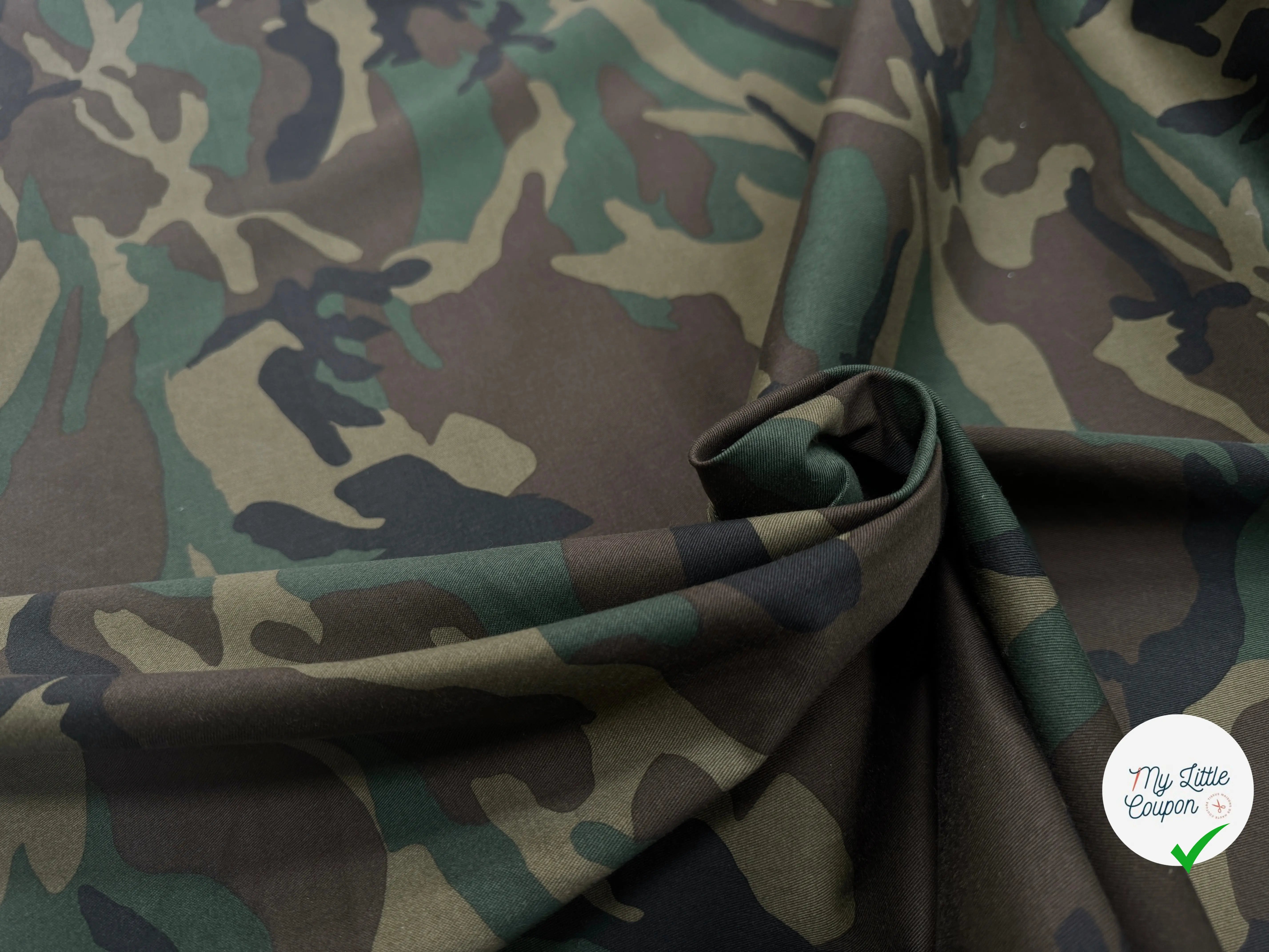 GABARDINE SERGÉE STRETCH COTON BATTLE DRESS STYLE 2 - My Little Coupon