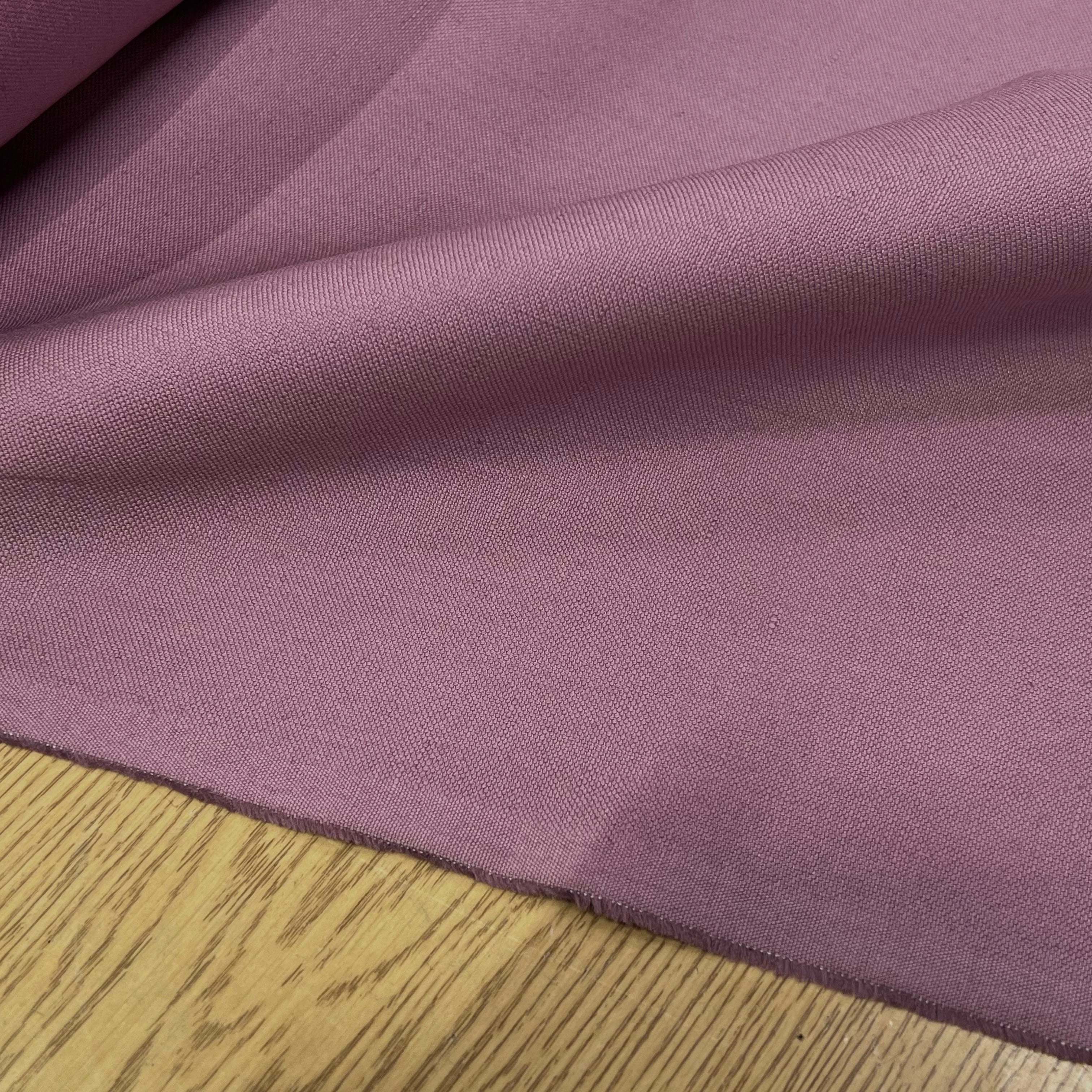 GABRDINE LOURDE BELLE TENUE VIOLET CLAIR 100% COTON 150CM - My Little Coupon