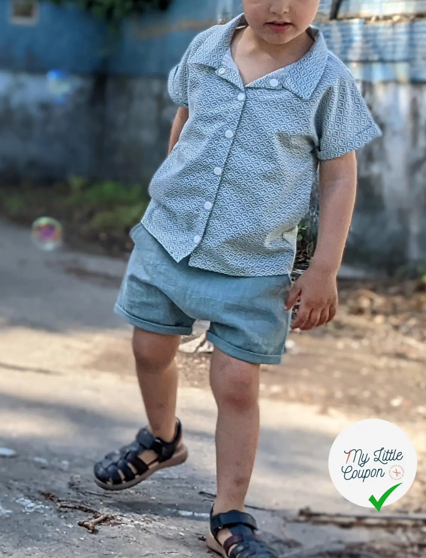 Gabian la chemisette | Du 3 au 12 ans | Marmaï Patterns - My Little Coupon - tissu - coudre