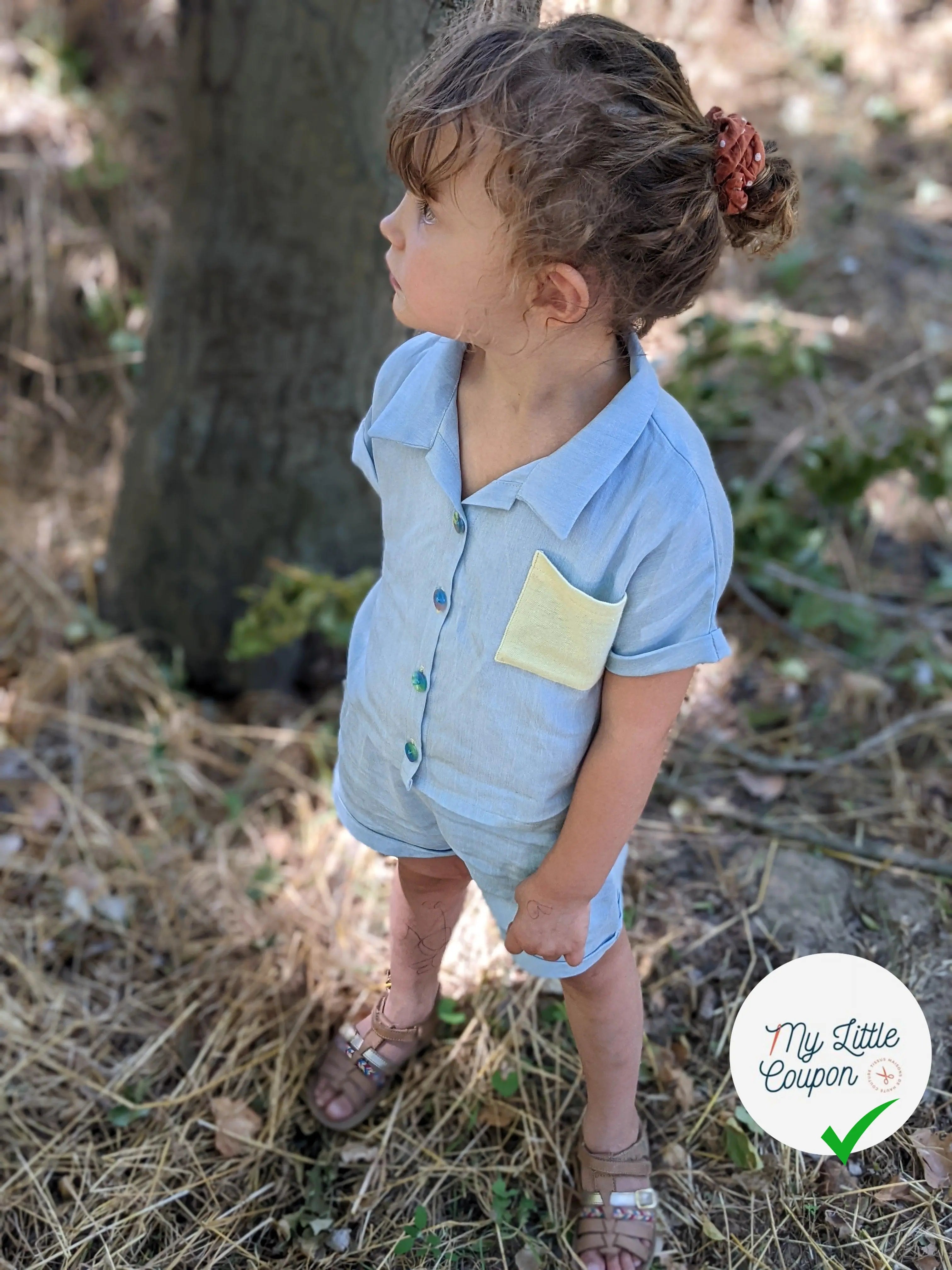 Gabian la chemisette | Du 3 au 12 ans | Marmaï Patterns - My Little Coupon - tissu - coudre