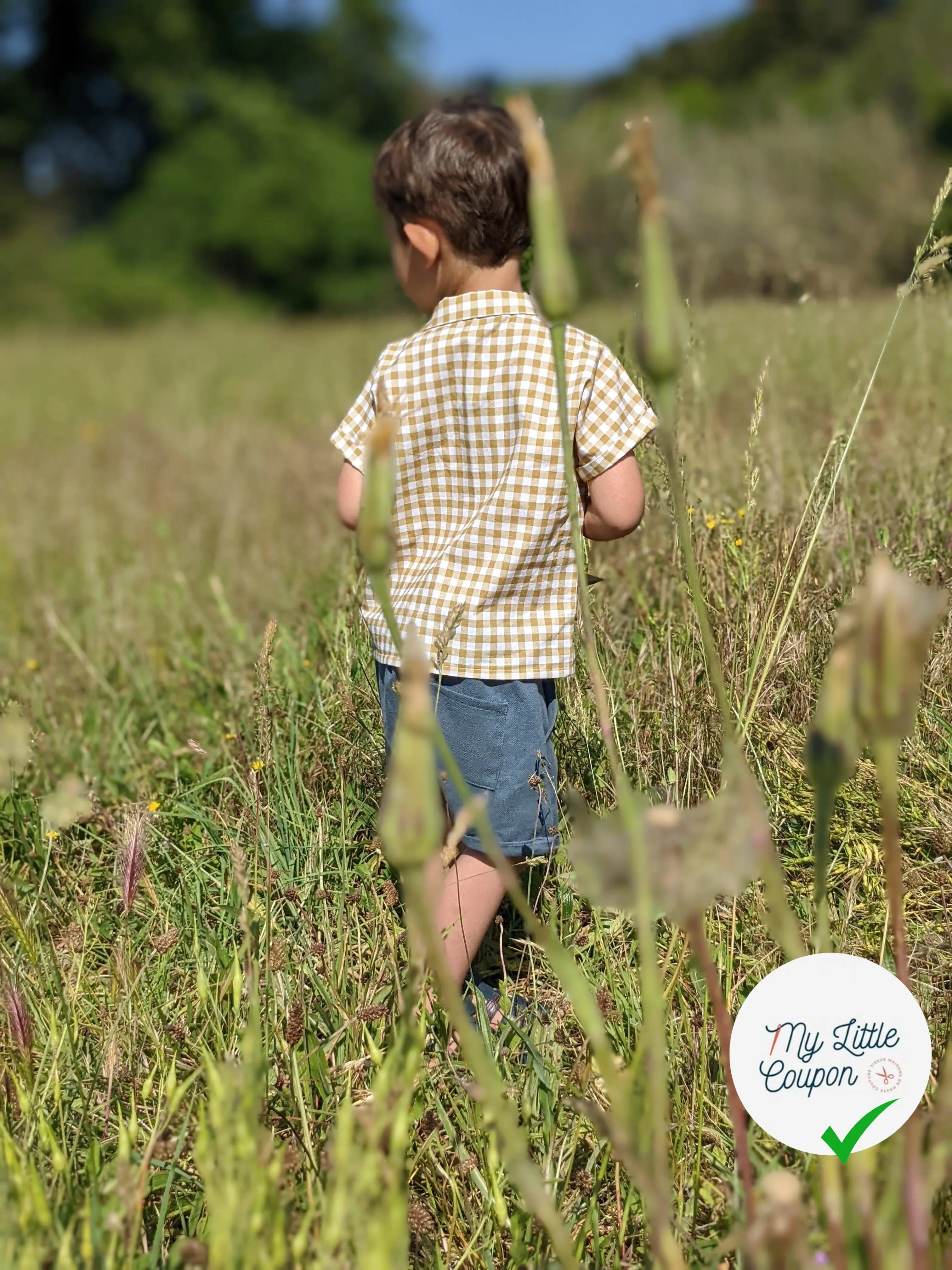 Gabian la chemisette | Du 3 au 12 ans | Marmaï Patterns - My Little Coupon - tissu - coudre