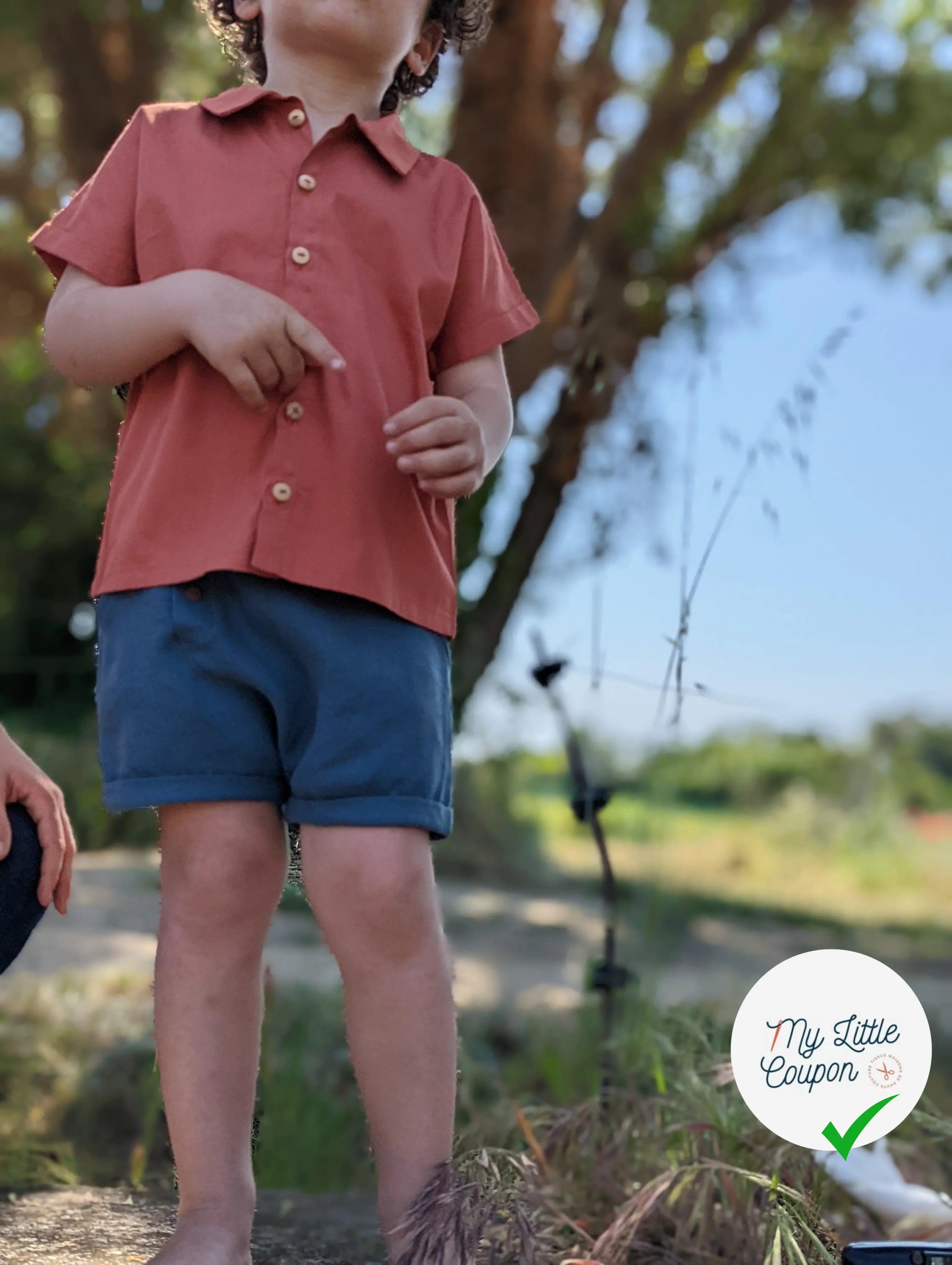 Gabian la chemisette | Du 3 au 12 ans | Marmaï Patterns - My Little Coupon - tissu - coudre
