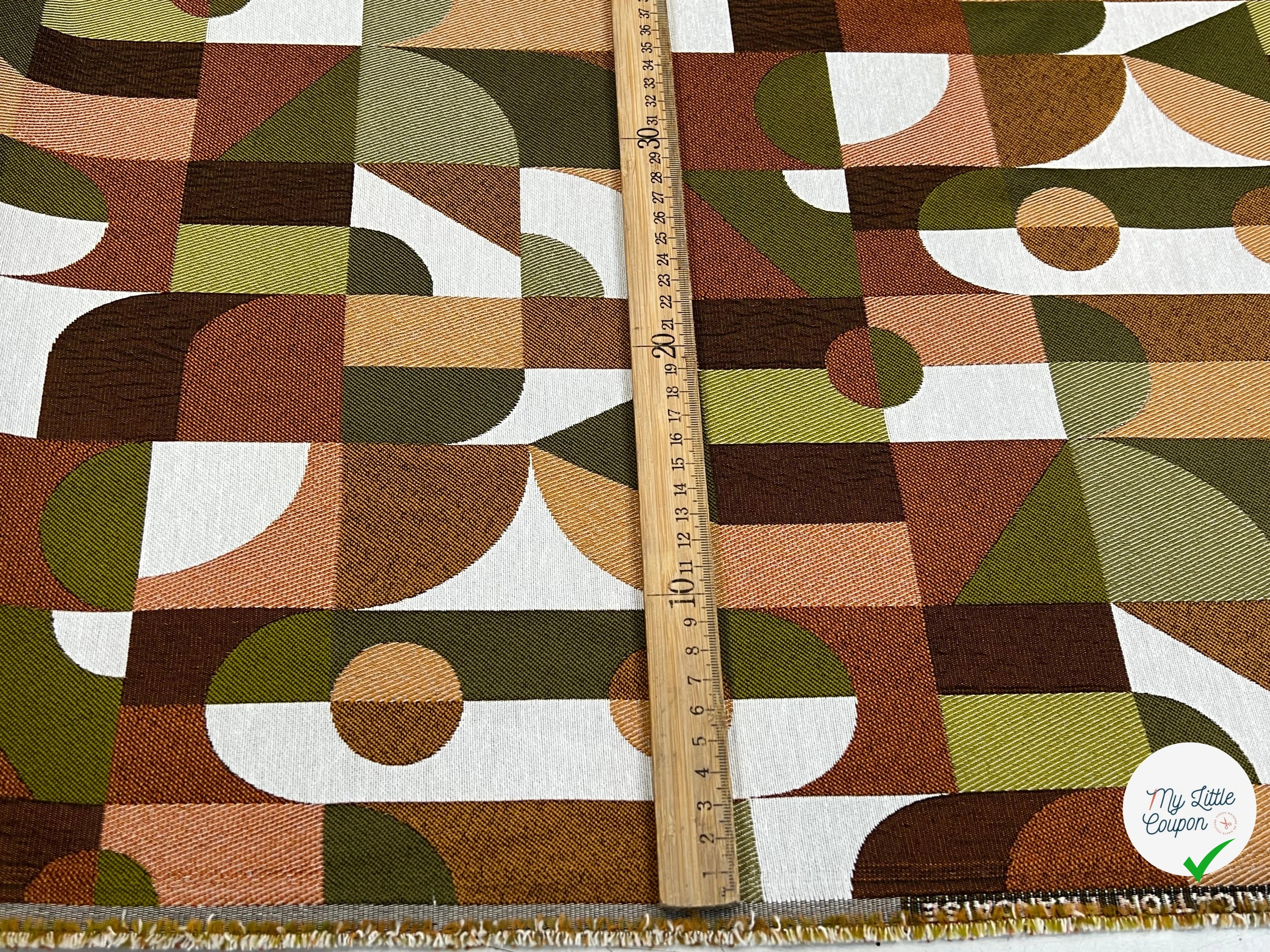 JACQUARD ABSTRACT ALLOVER BRONZE 140 CM - My Little Coupon